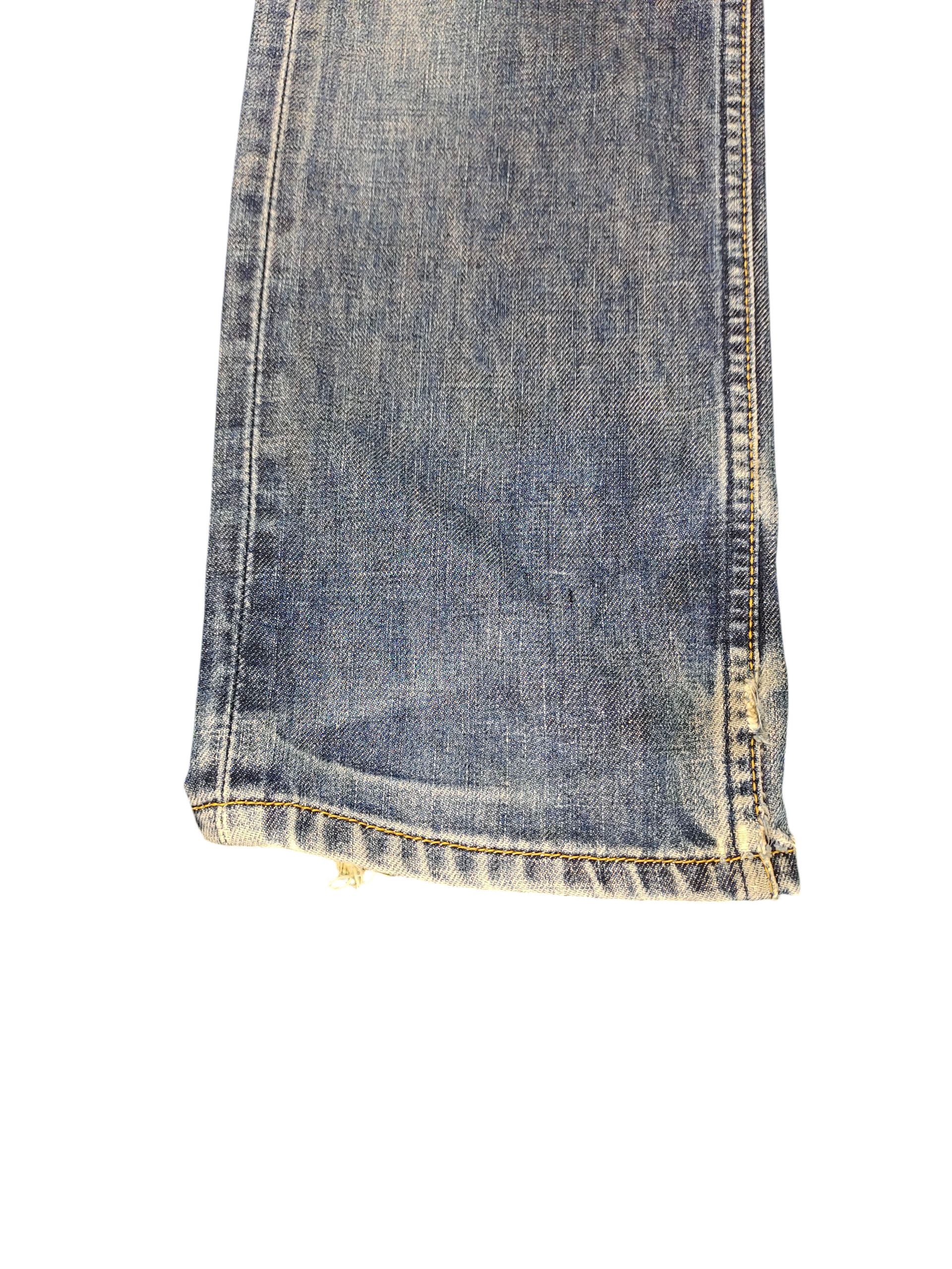 Levi's Vintage Clothing Vintage Levis 505 Clawmark Distress Faded Denim Jeans Size US 29 - 6 Thumbnail