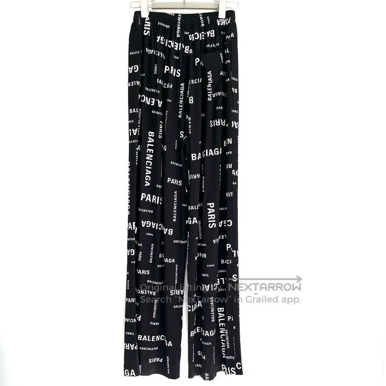 Balenciaga Balenciaga Letter Printed Pants Size US 34 / EU 50 - 2 Thumbnail