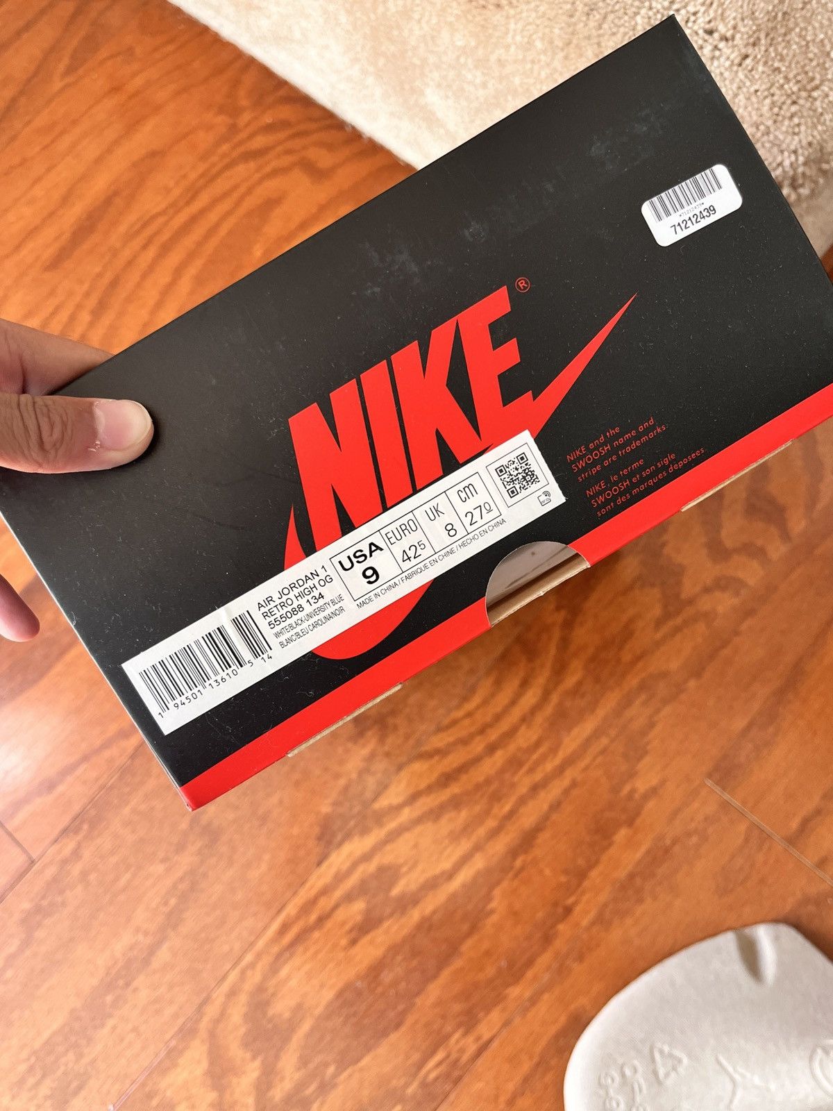 Jordan Brand Jordan 1 university blue Size US 9 / EU 42 - 4 Thumbnail