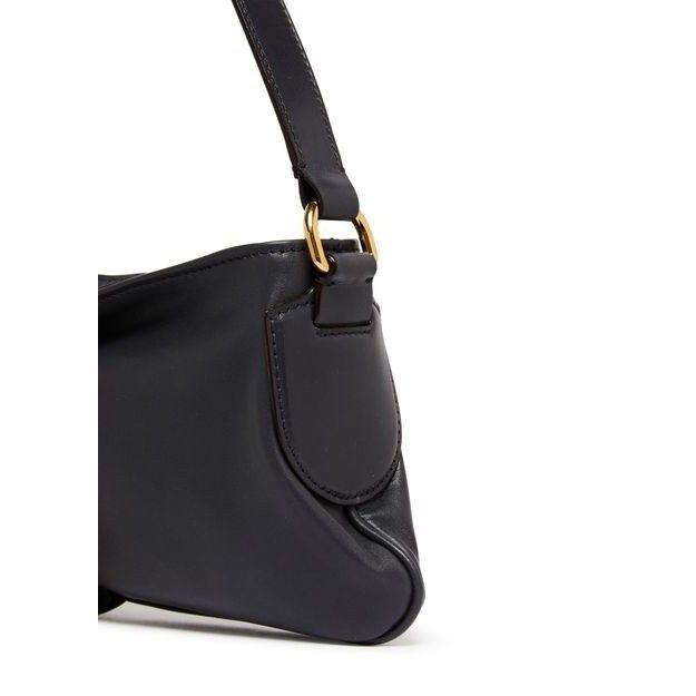 Chloe Kerala 25 Black Navy Shiny Leather Handbag New & Authe