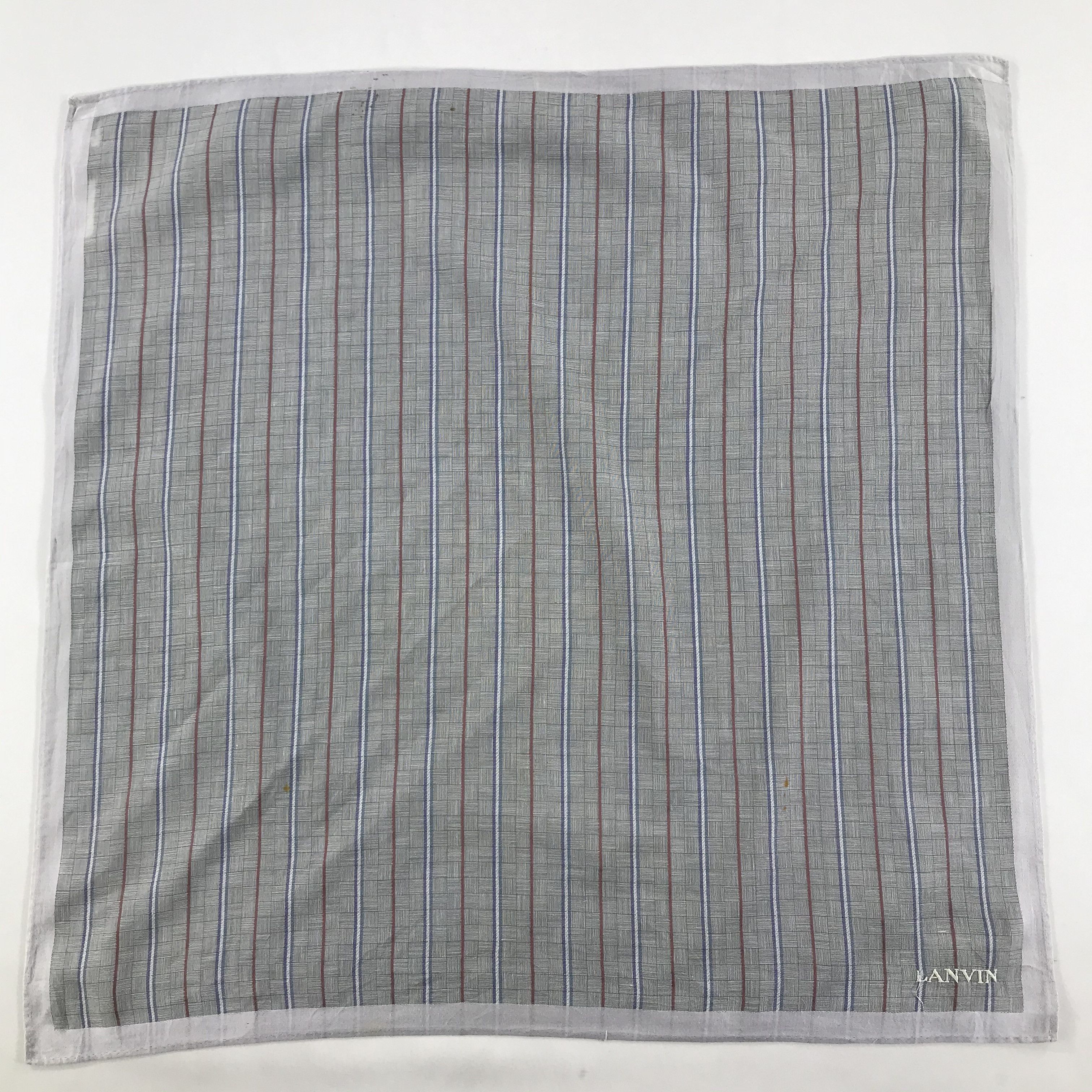 Lanvin × Vintage Lanvin Bandana / Handkerchief / Neckerchief - S1246 Size ONE SIZE - 1 Thumbnail