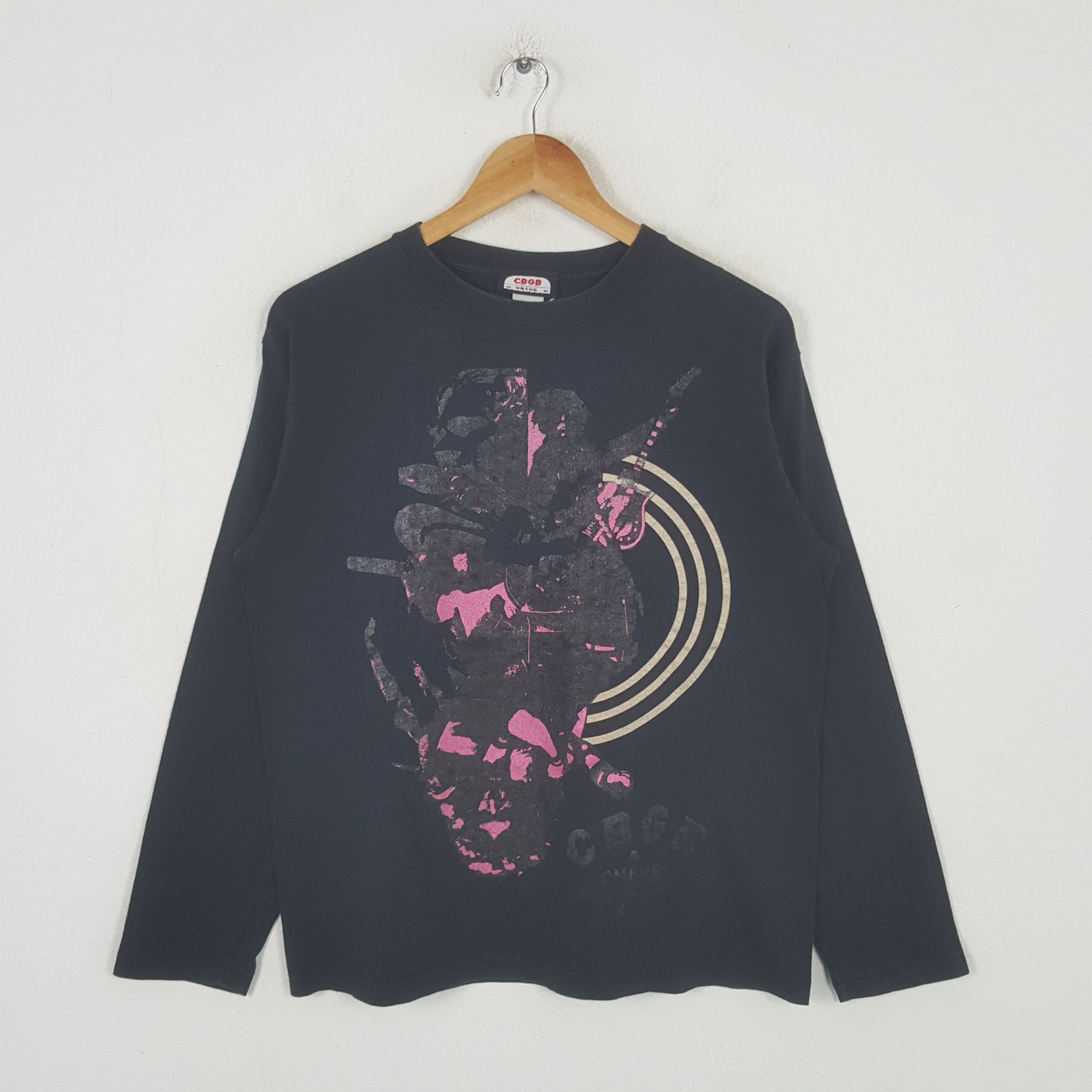 Band Tees Vintage Cbgb & Omfug Music Club Long Sleeve Tshirt RR5 Size US L / EU 52-54 / 3 - 1 Thumbnail