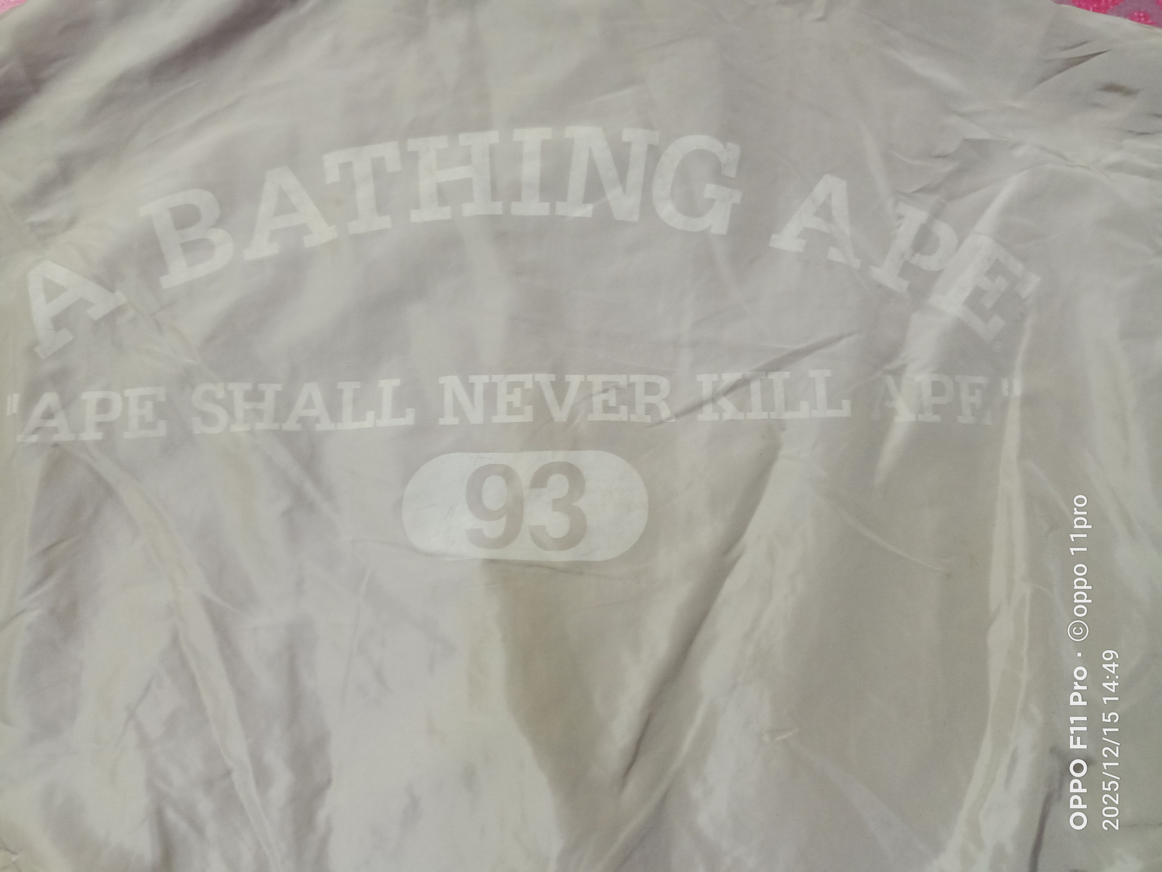 Bape Ape By Bathing Ape 90s Bombers Jacket Men Raglan 🌟 Size US M / EU 48-50 / 2 - 16 Thumbnail