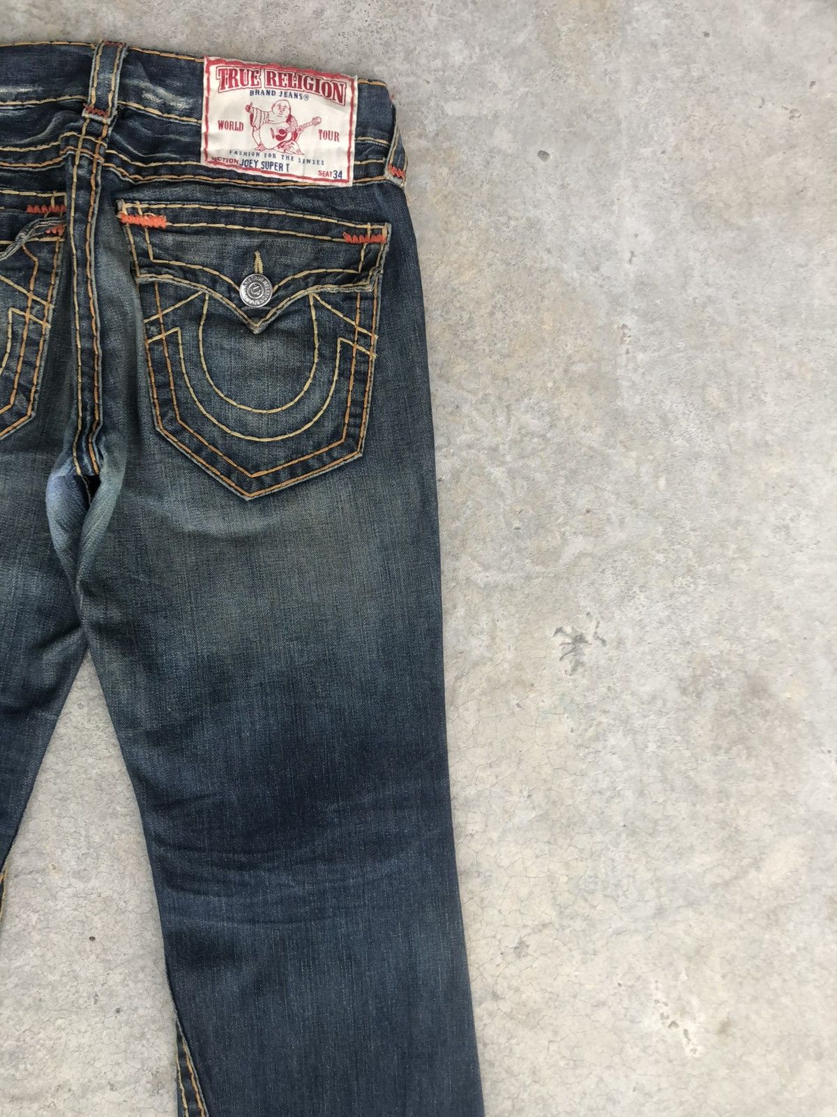 True Religion Vintage True Religion Flared Jeans Distressed Jeans Size US 32 / EU 48 - 10 Thumbnail