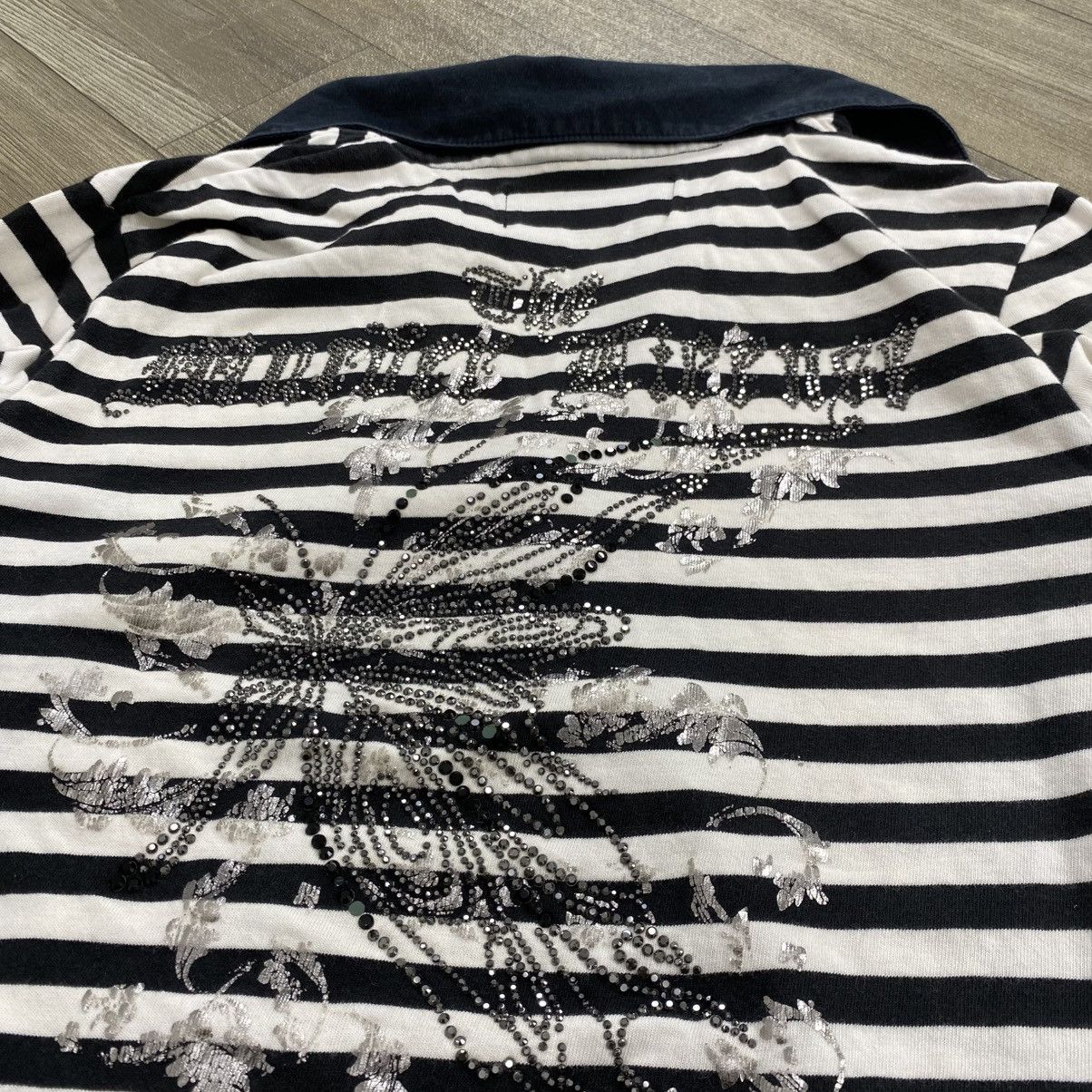 Japanese Brand 2000s The Muroer License Strip Cross Punk Goa LGB Longsleeve Size US S / EU 44-46 / 1 - 14 Thumbnail