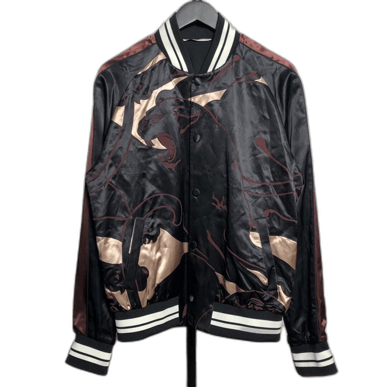 Valentino Valentino Silk Jacket with Leopard Design Size US M / EU 48-50 / 2 - 1 Thumbnail
