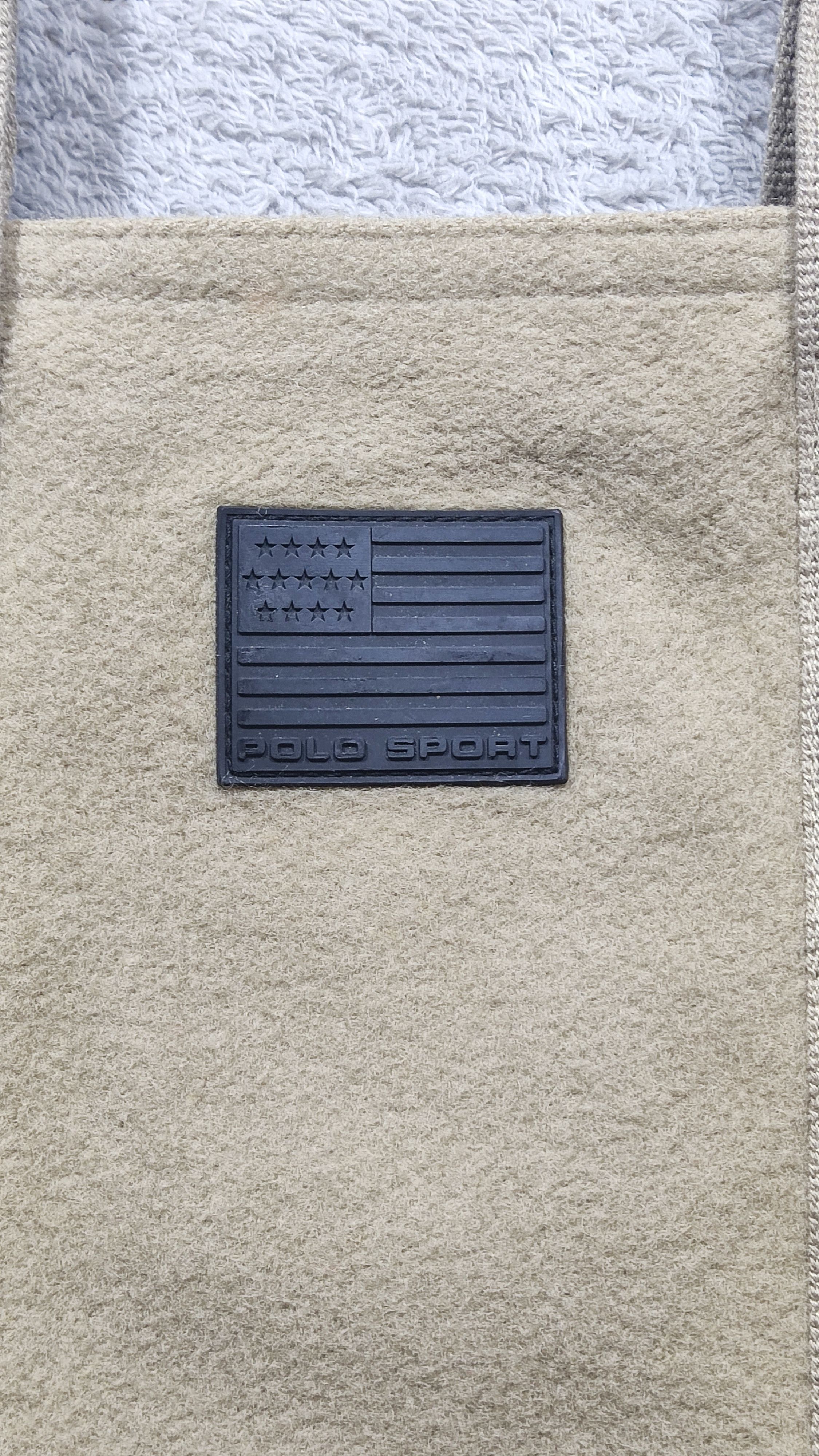 Polo Ralph Lauren Vintage Polo Sport wool Tote Bag With USA Flag Patch Size ONE SIZE - 3 Thumbnail
