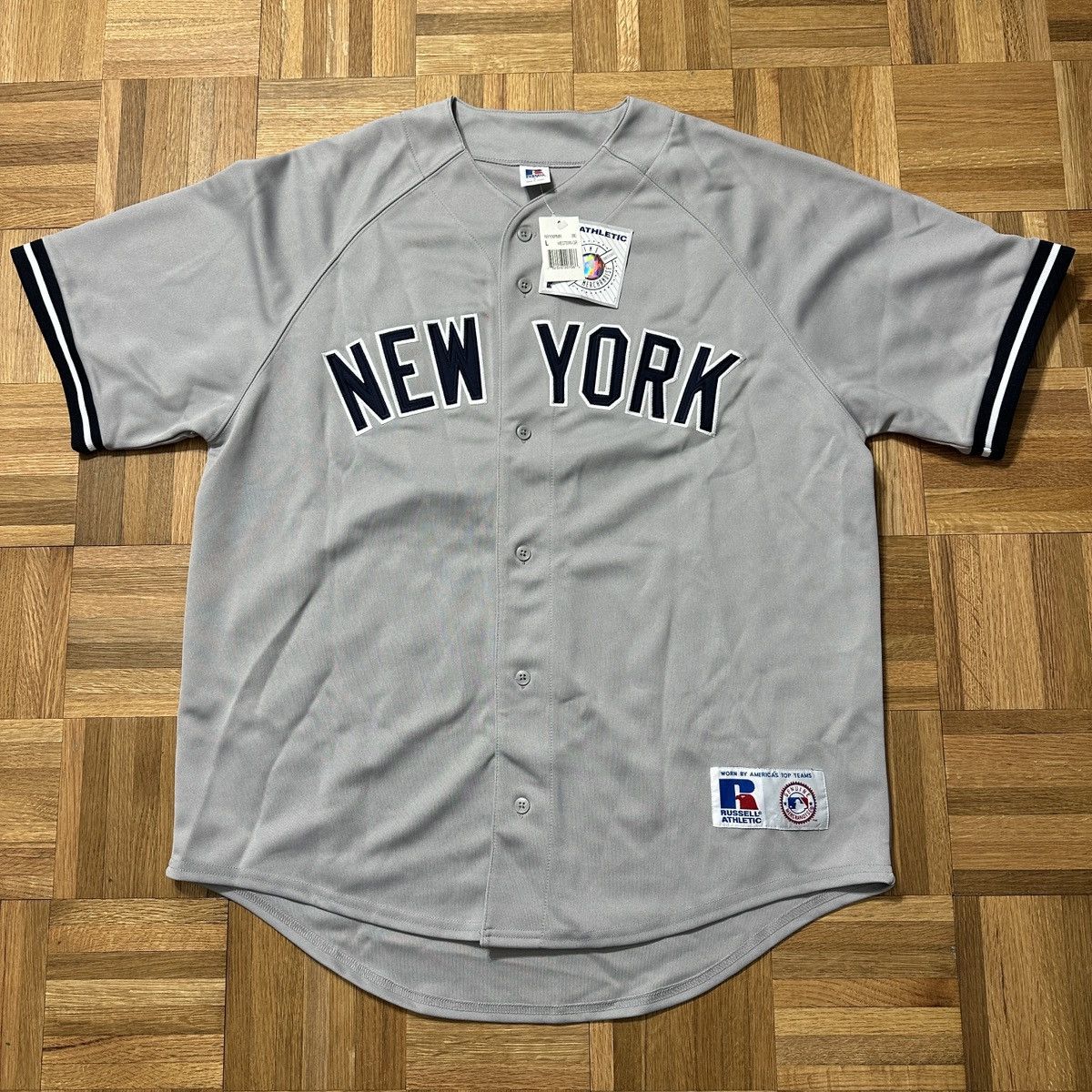 Russell Athletic Vintage New York Yankees Chuck Knoblauch jersey Size US L / EU 52-54 / 3 - 1 Thumbnail