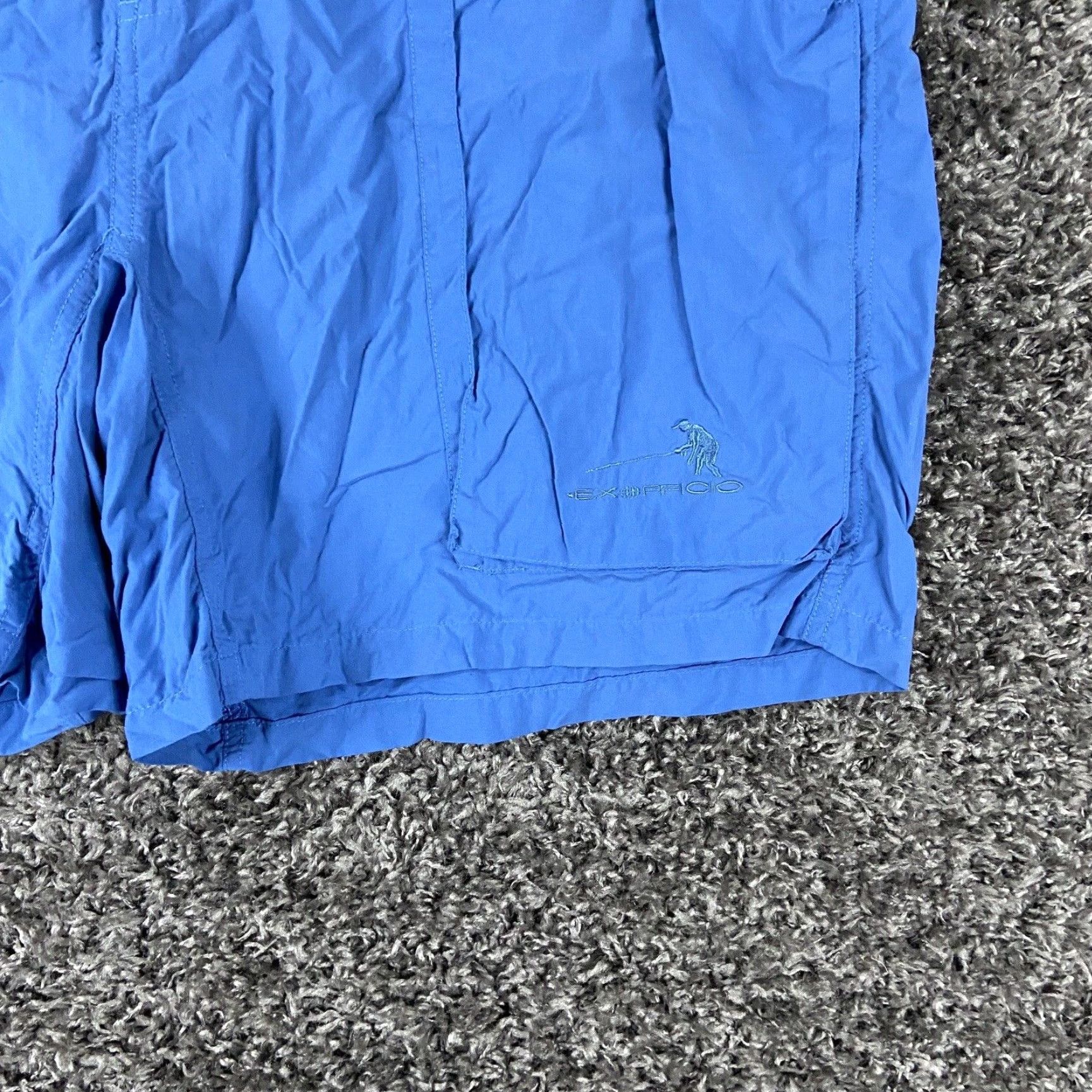 ExOfficio ExOfficio Blue Cargo Shorts Adult Large Mens Size US 33 - 2 Thumbnail