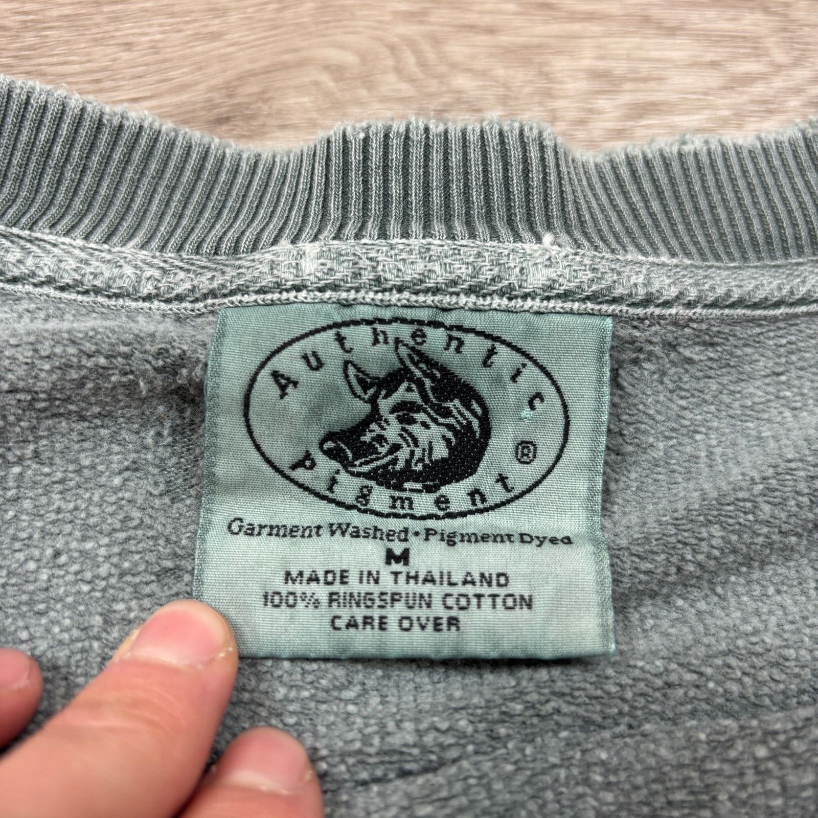 Authentic Pigment × Vintage Vintage 90s Aquarium of the Pacific Sweatshirt Men's Medium Size US M / EU 48-50 / 2 - 4 Thumbnail