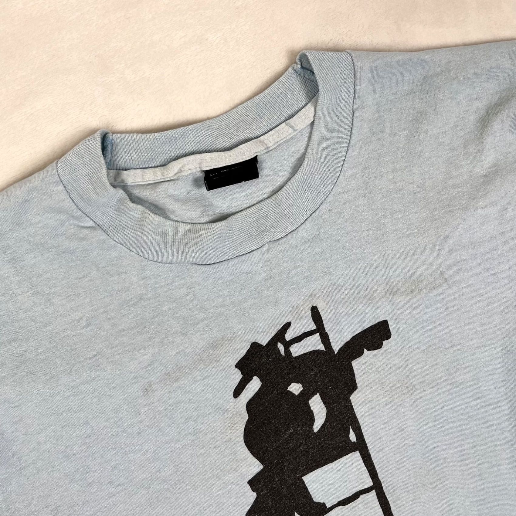 Vintage VINTAGE Fresno Guitar Society T-Shirt Mens XL Blue Screen Stars Best Shirt Men XL Blue Guitar Society Graphic Print 90s Theme Best Size US XL / EU 56 / 4 - 4 Thumbnail