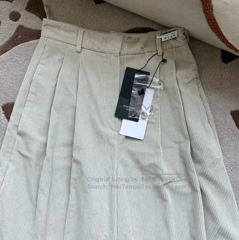 Max Mara MaxMara Women's Casual Cotton Trousers in White . Size 22" - 8 Thumbnail