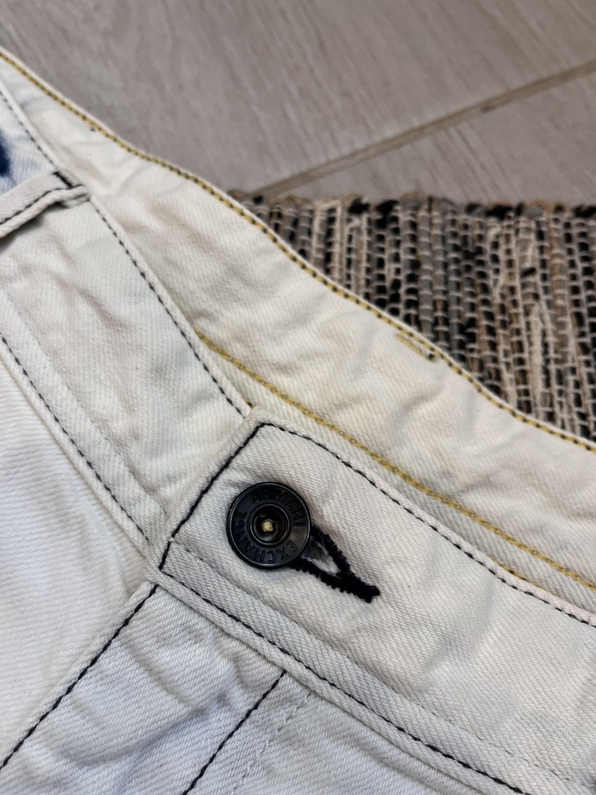 Armani Exchange × Designer Hype Armani Exchange skinny jeans j14 tiy dye style denim Size US 34 / EU 50 - 11 Thumbnail