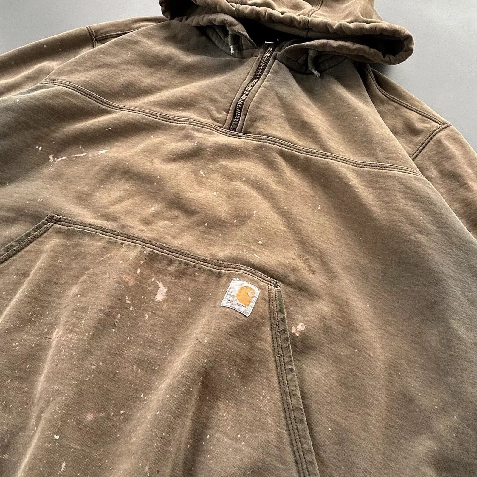Carhartt Carhartt Rain Defender 1/4 Zip Hoodie Original Fit Size US XXL / EU 58 / 5 - 9 Thumbnail