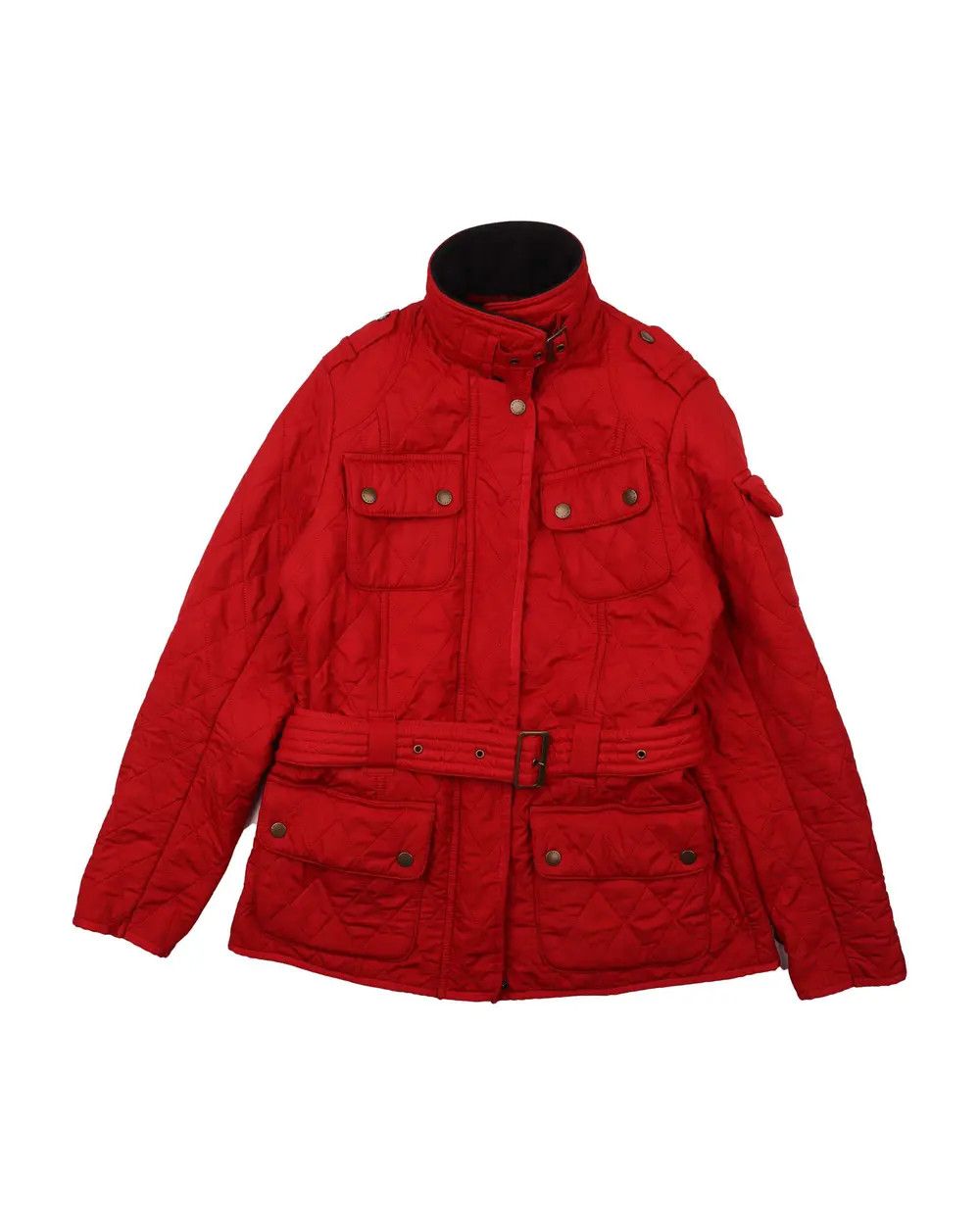 Barbour Women's Barbour International Quilted Jacket Red Size L Size L / US 10 / IT 46 - 1 Thumbnail
