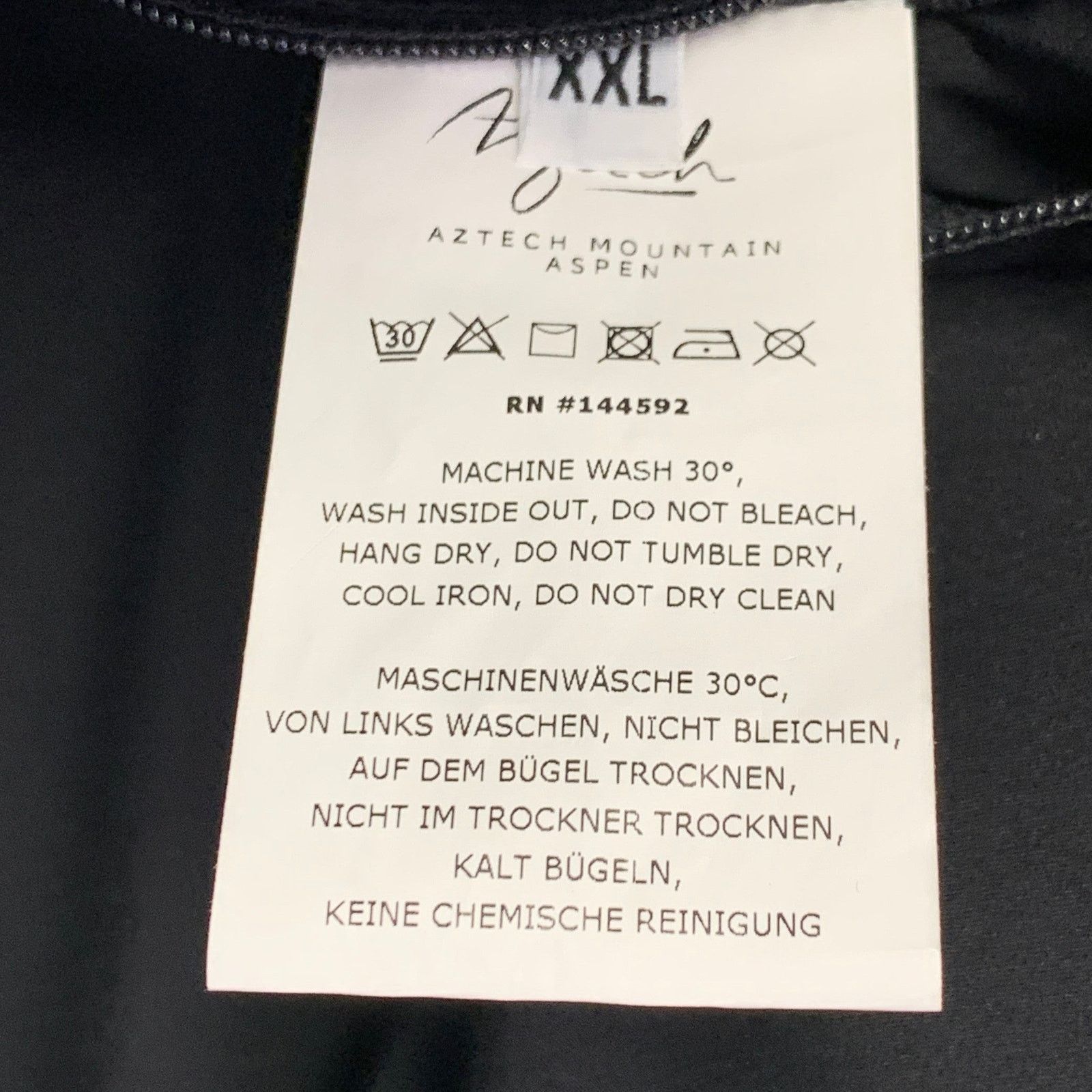 Aztech Mountain AZTECH Size XXL Black Quilted Polyamide Blend Snaps Coat Size US XXL / EU 58 / 5 - 7 Thumbnail
