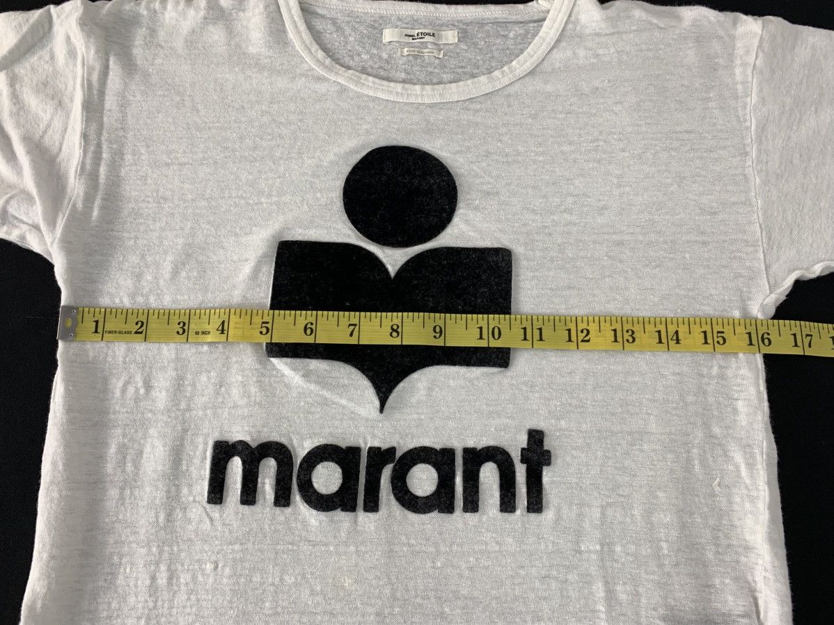 Isabel Marant Etoile Isabel Ètoile Marant Big Logo Spell Out Printed Tee T-shirt Size S / US 4 / IT 40 - 8 Thumbnail