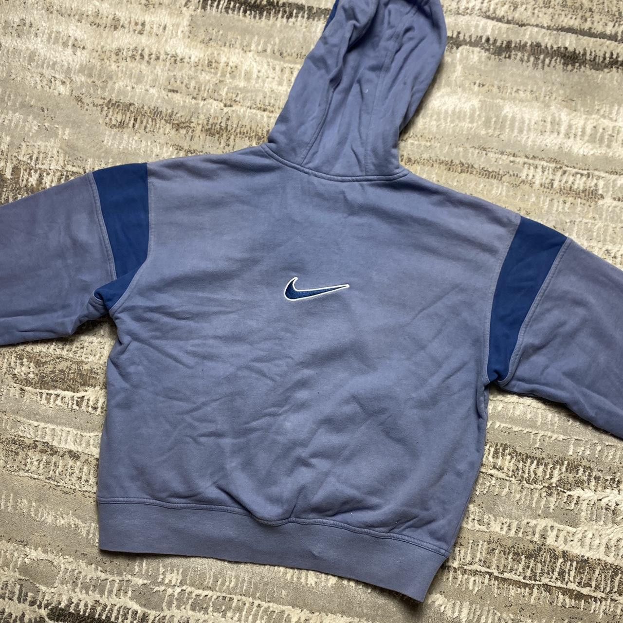 Nike 90s Nike Zip Hoodie Blue M Size US M / EU 48-50 / 2 - 3 Thumbnail