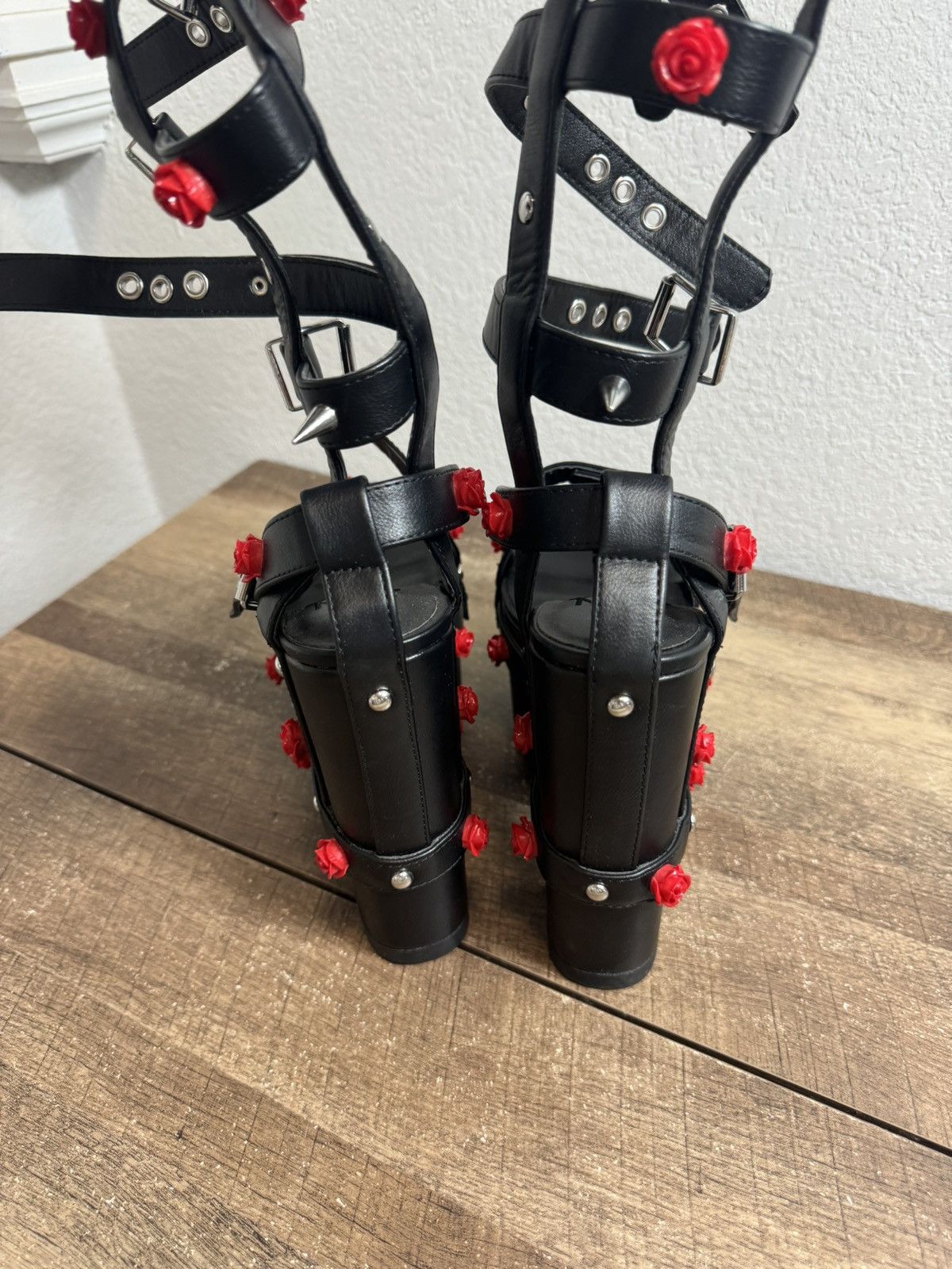 Other YRU Nightcall Hi Platform Heels Rose NEW Womens Size 8 Size US 8 / IT 38 - 4 Thumbnail