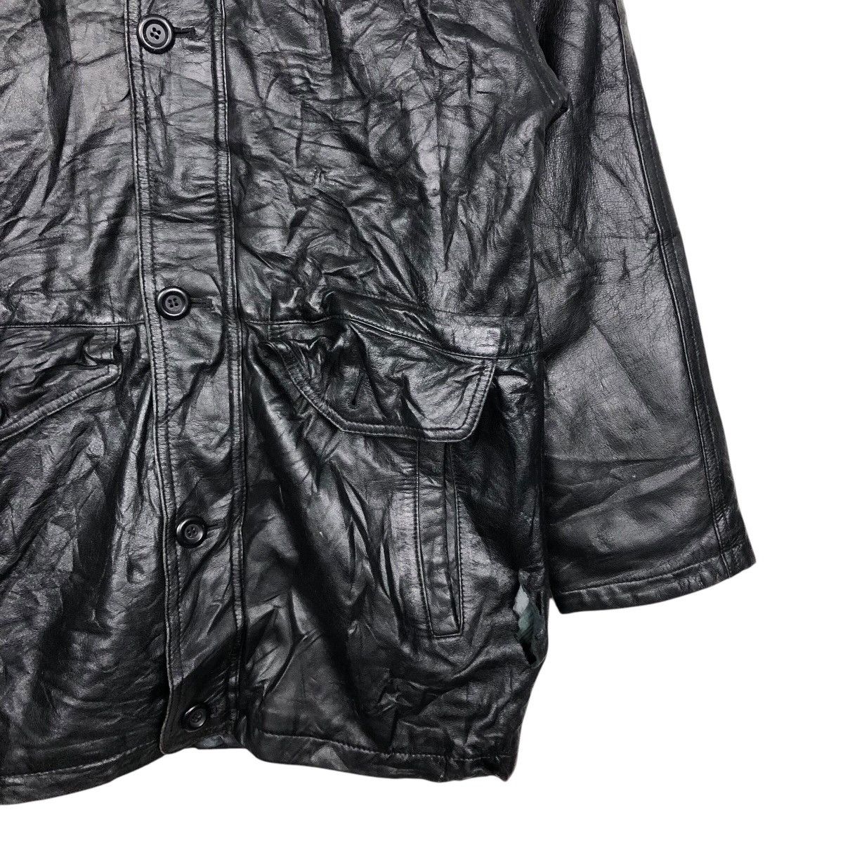 Japanese Brand 📌Vintage Biker Genuine Leather Jacket Issey Miyake Size US S / EU 44-46 / 1 - 6 Thumbnail