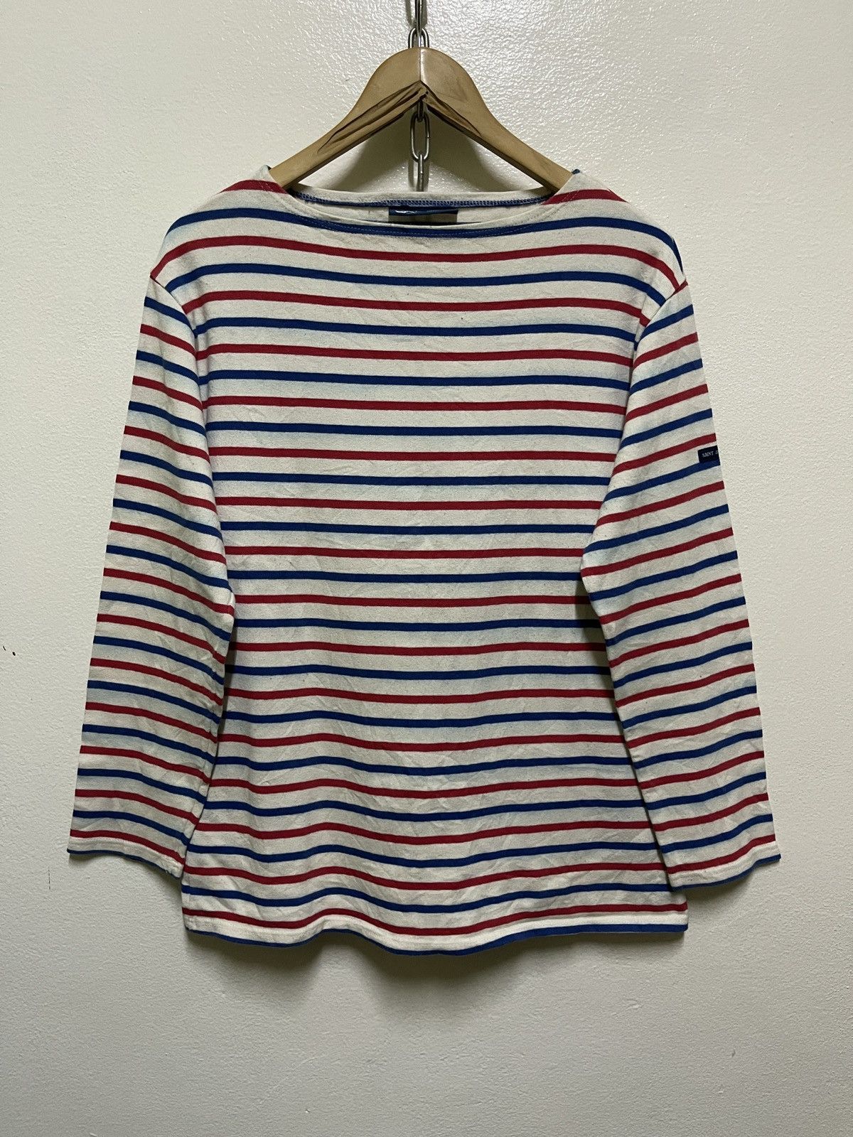 Saint James Saint James Stripe Boat Neck Long Sleeve Size US L / EU 52-54 / 3 - 1 Thumbnail