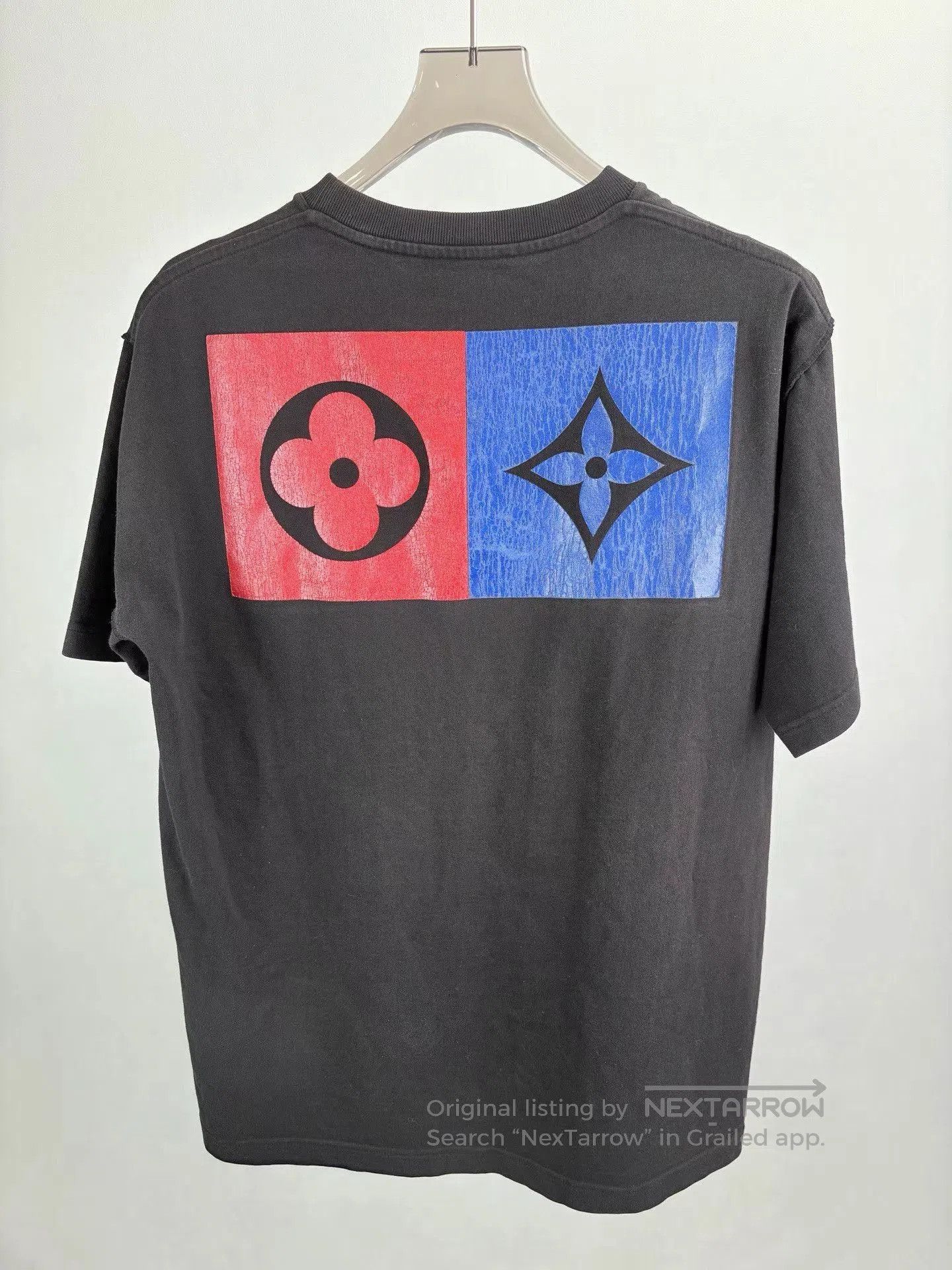 Louis Vuitton Black Graphic Short-Sleeve T-Shirt. Size US XL / EU 56 / 4 - 2 Thumbnail