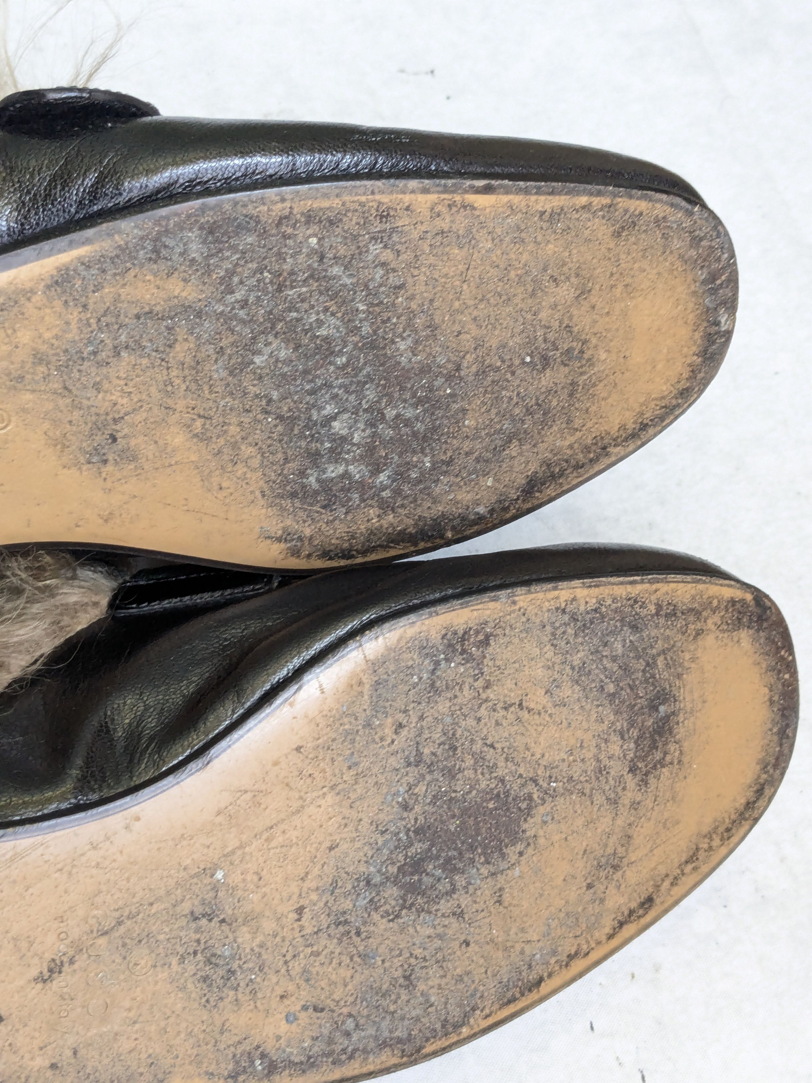 Gucci Gucci Princetown Horsebit Loafers Black Leather Fur 7.5 Size US 7.5 / EU 40-41 - 14 Thumbnail