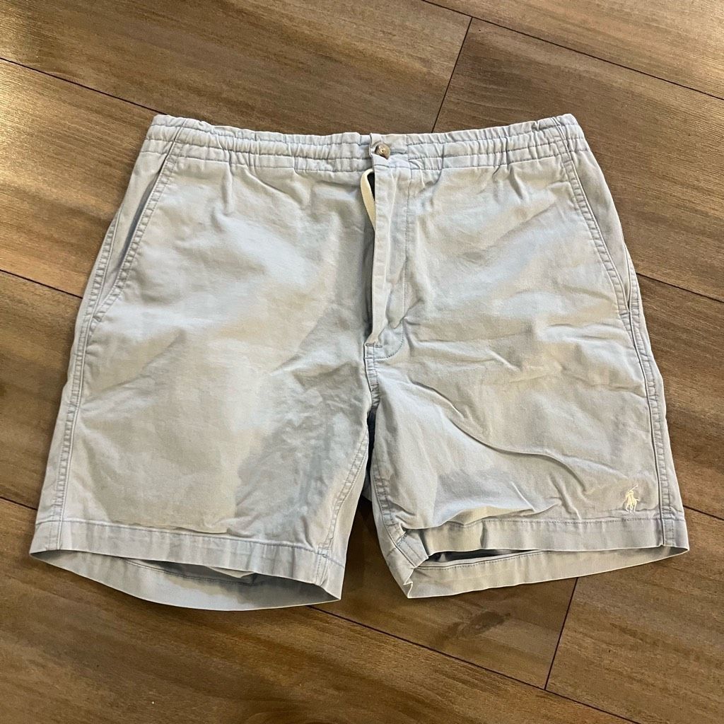 Polo Ralph Lauren Polo Ralph Lauren Light Blue Casual Shorts Men Medium Bin G- Size US 32 / EU 48 - 1 Thumbnail