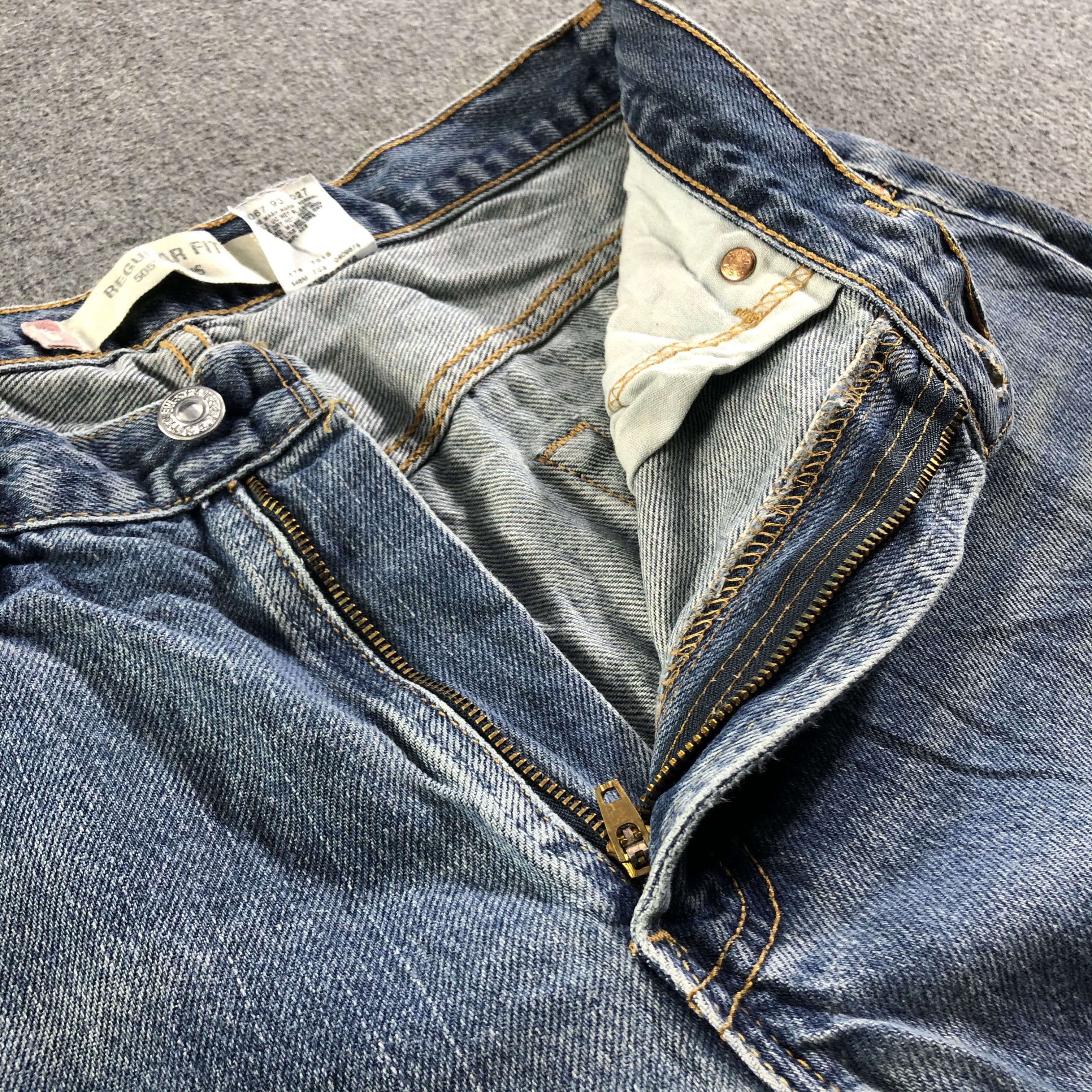 Levi's Vintage Blue Wash Levis 505 Jeans-J3176 Size US 32 / EU 48 - 7 Thumbnail