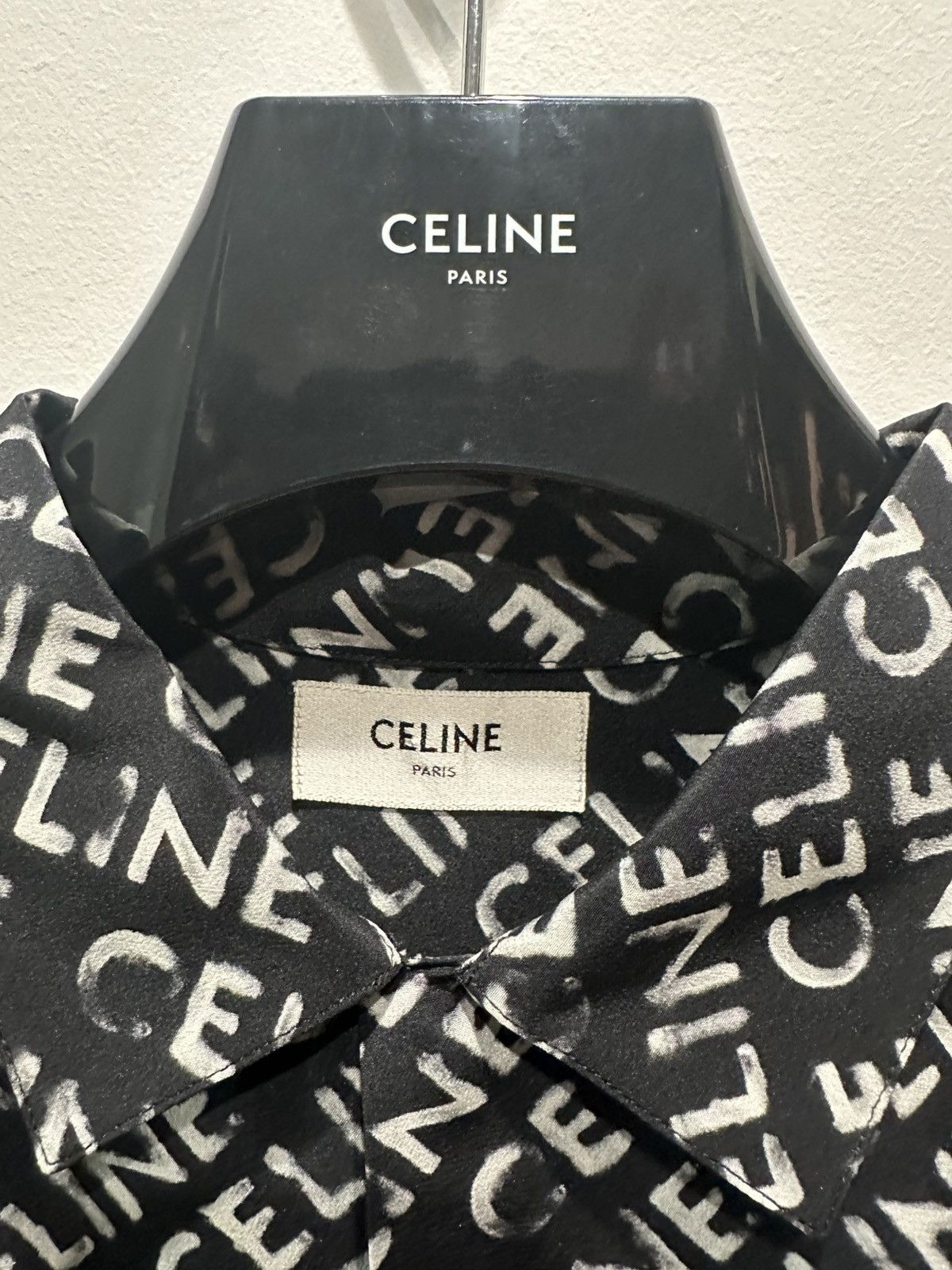 Celine Celine Loose Hawaiian Shirt Size US XXS / EU 40 - 2 Thumbnail