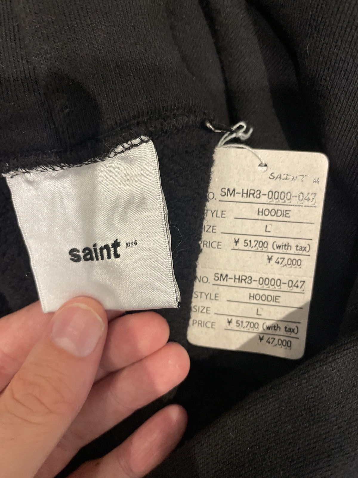 Saint Michael Saint Michael Ribbon Hoodie Black Pink Size US L / EU 52-54 / 3 - 3 Thumbnail