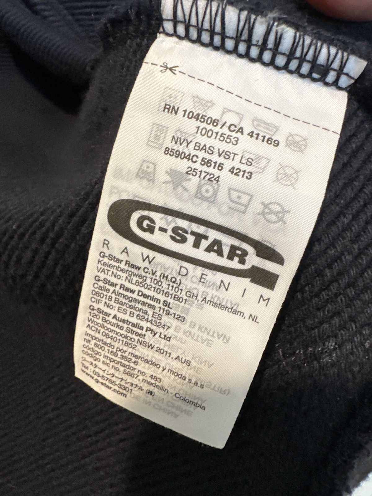 G-Star G-star Raw Dark Navy Bomber Sz S Size US S / EU 44-46 / 1 - 7 Thumbnail