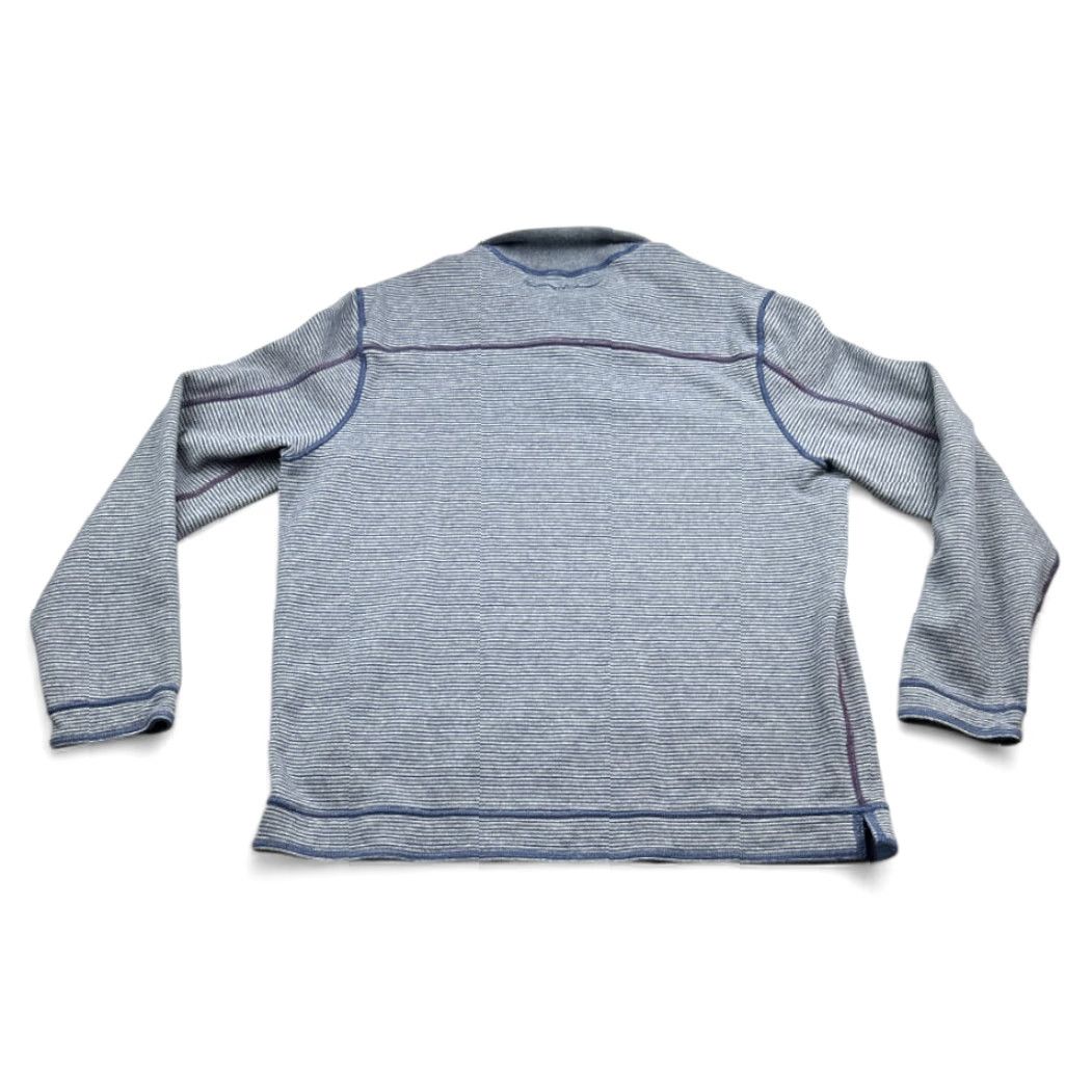 Tommy Bahama Tommy Bahama Sweater Men's Pullover Lightweight Reversible Striped Blue Gray LARGE Size US L / EU 52-54 / 3 - 4 Thumbnail