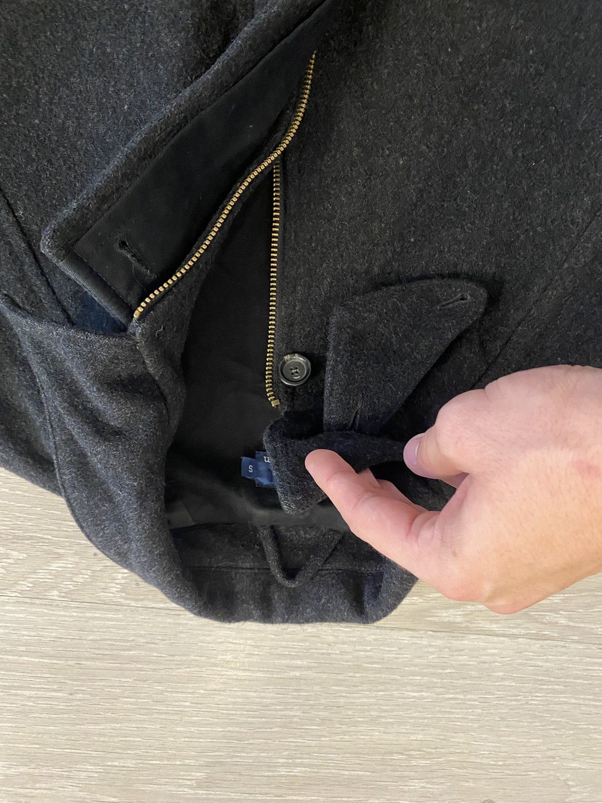 Designer × Polo Ralph Lauren Vintage Polo Ralph Lauren Wool Overcoat Heavy Jacket Mens S Size US S / EU 44-46 / 1 - 7 Thumbnail