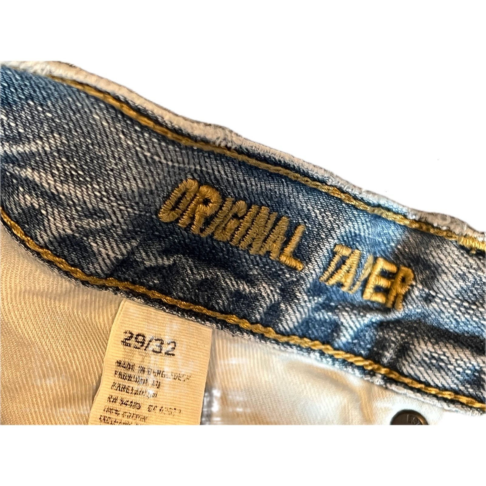 American Eagle Outfitters American Eagle Original Taper Fit Jeans Mens 29x32 Size US 29 - 4 Thumbnail