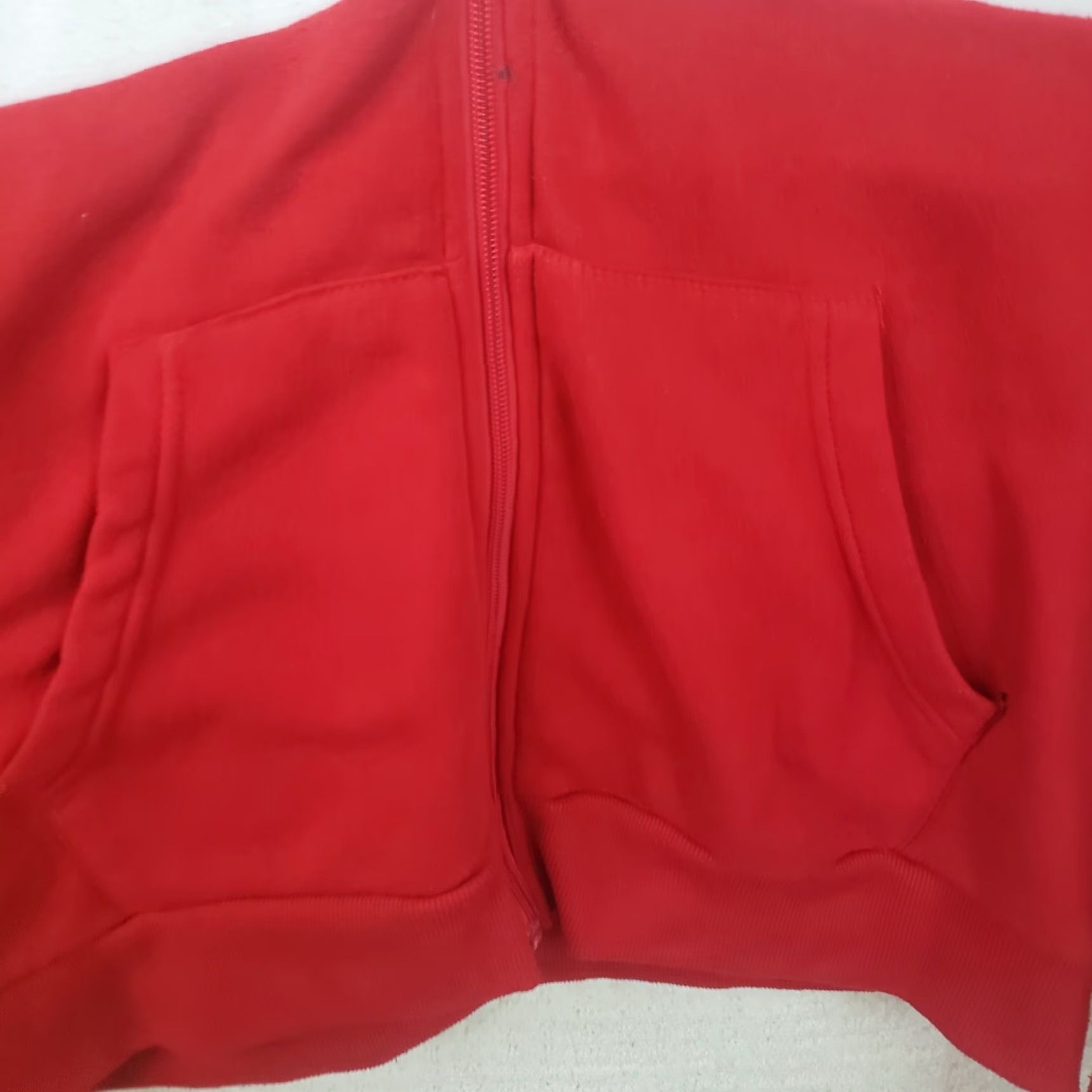 Nike Nike Women's 2XL Vintage Track Jacket Red White Blue Full Zip Pockets Swoosh USA Size XXL / US 16-18 / IT 52-54 - 3 Thumbnail