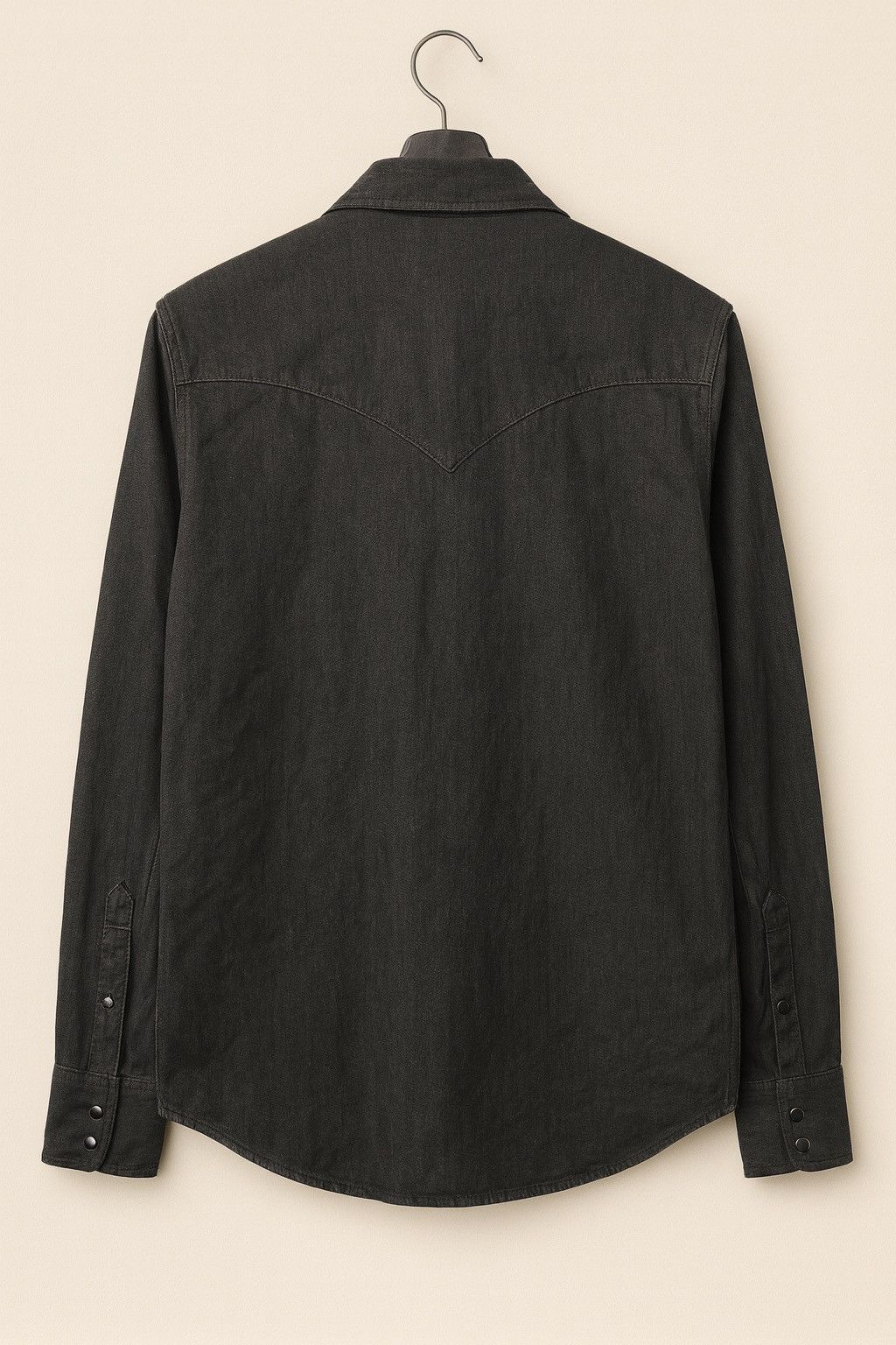 RUDE GALLERY Rude Gallery Japan Black Denim Western Shirt Casual Workwear Size US S / EU 44-46 / 1 - 2 Thumbnail