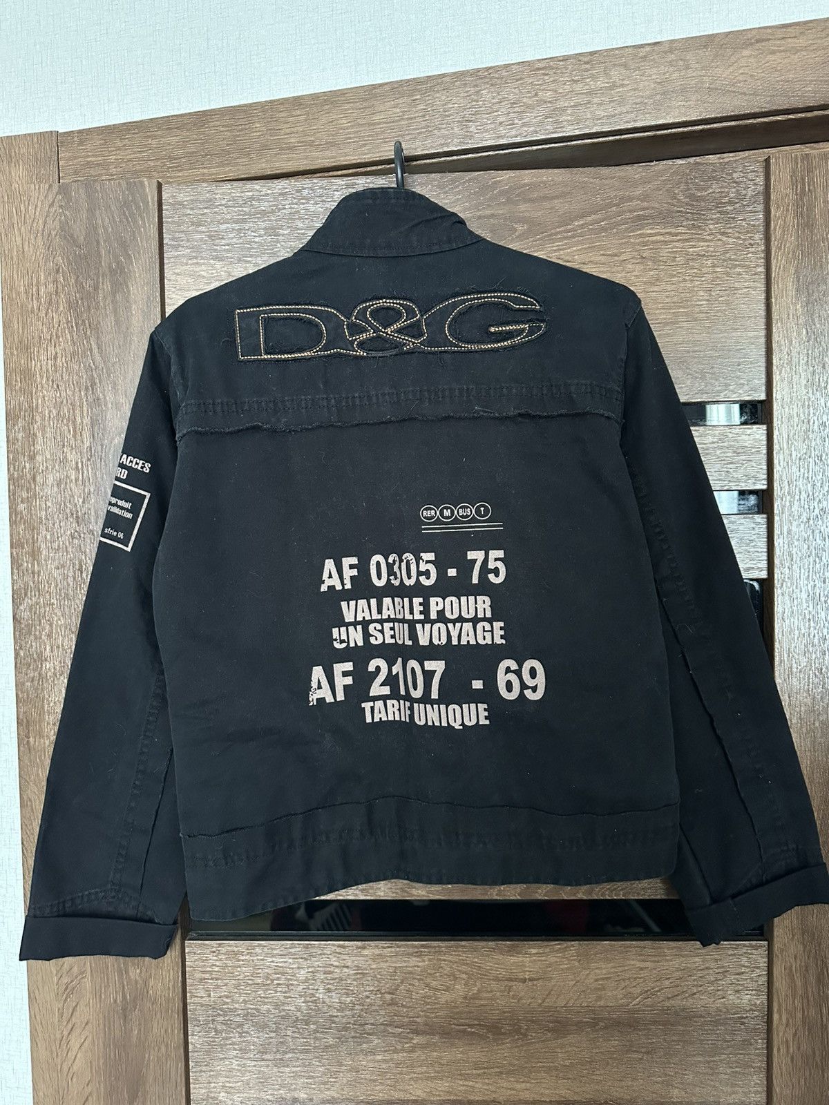 Dolce & Gabbana Dolce & Gabbana D&G Tour Vintage Denim Jacket 90s Size L / US 10 / IT 46 - 2 Thumbnail