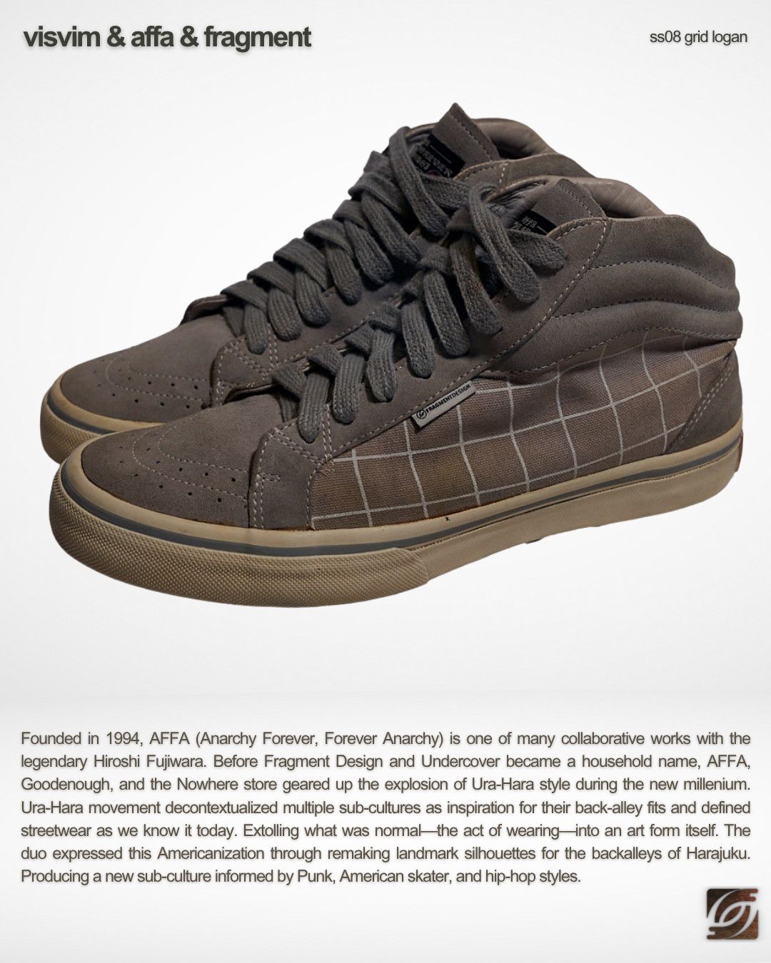 A.F.F.A. SS08 Visvim AFFA Fragment Design Logan Size US 7.5 / EU 40-41 - 1 Thumbnail