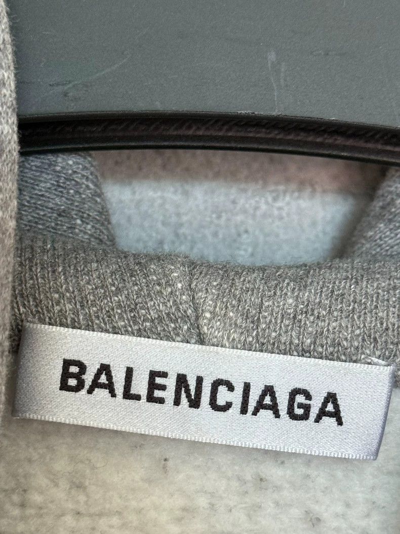 Balenciaga Balenciaga Wheat ear letter logo hoodie hoodie grey Size US S / EU 44-46 / 1 - 3 Thumbnail