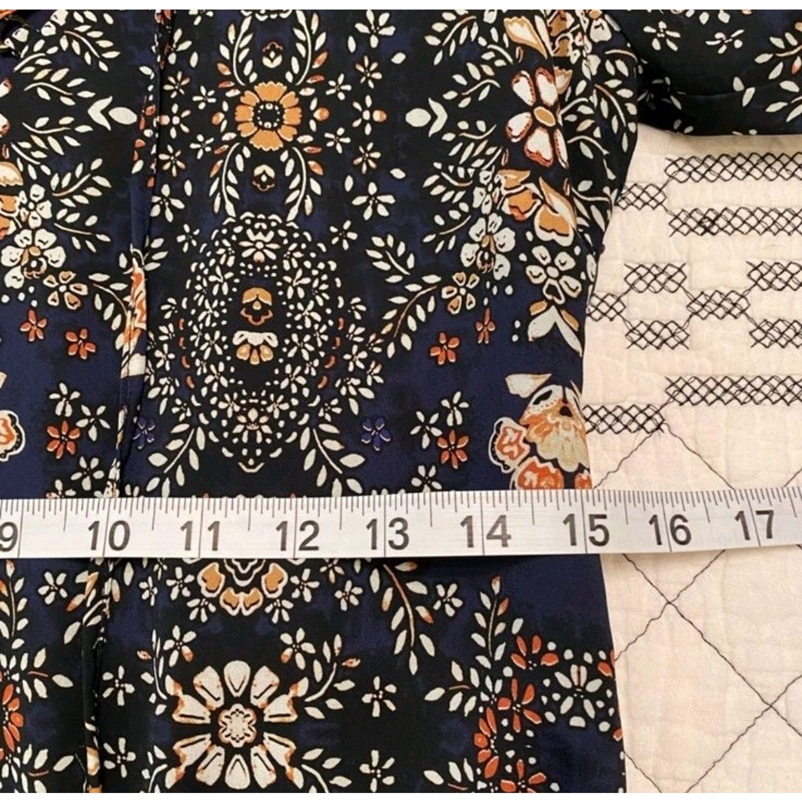 Jessica Simpson Jessica Simpson Dress XS 2-4 Floral Shift 3/4 Bell Sleeve Size XS / US 0-2 / IT 36-38 - 9 Thumbnail