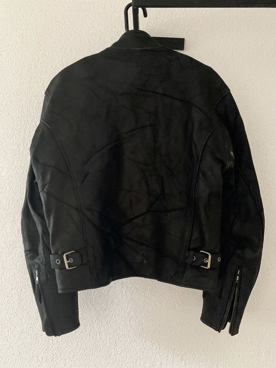 Schott VINTAGE 90's SINGLE RIDER COWHIDE LEATHER JACKET Size US M / EU 48-50 / 2 - 2 Thumbnail