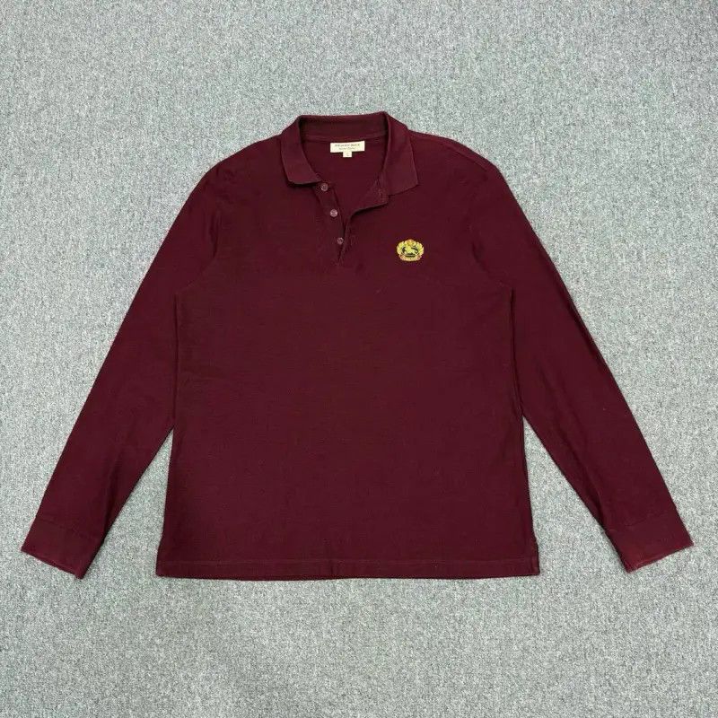 Burberry Burberry Red Cotton Long Sleeve Sweatshirt Size US XL / EU 56 / 4 - 1 Thumbnail