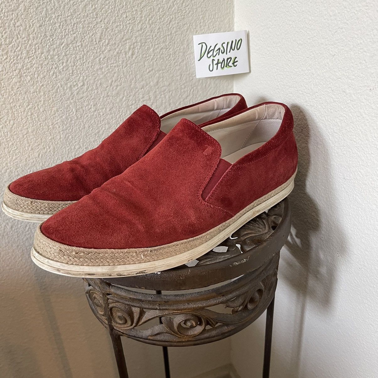 Tod's TODs Suede Espadrille Slip On Sneaker Size US 9.5 / EU 42-43 - 1 Thumbnail