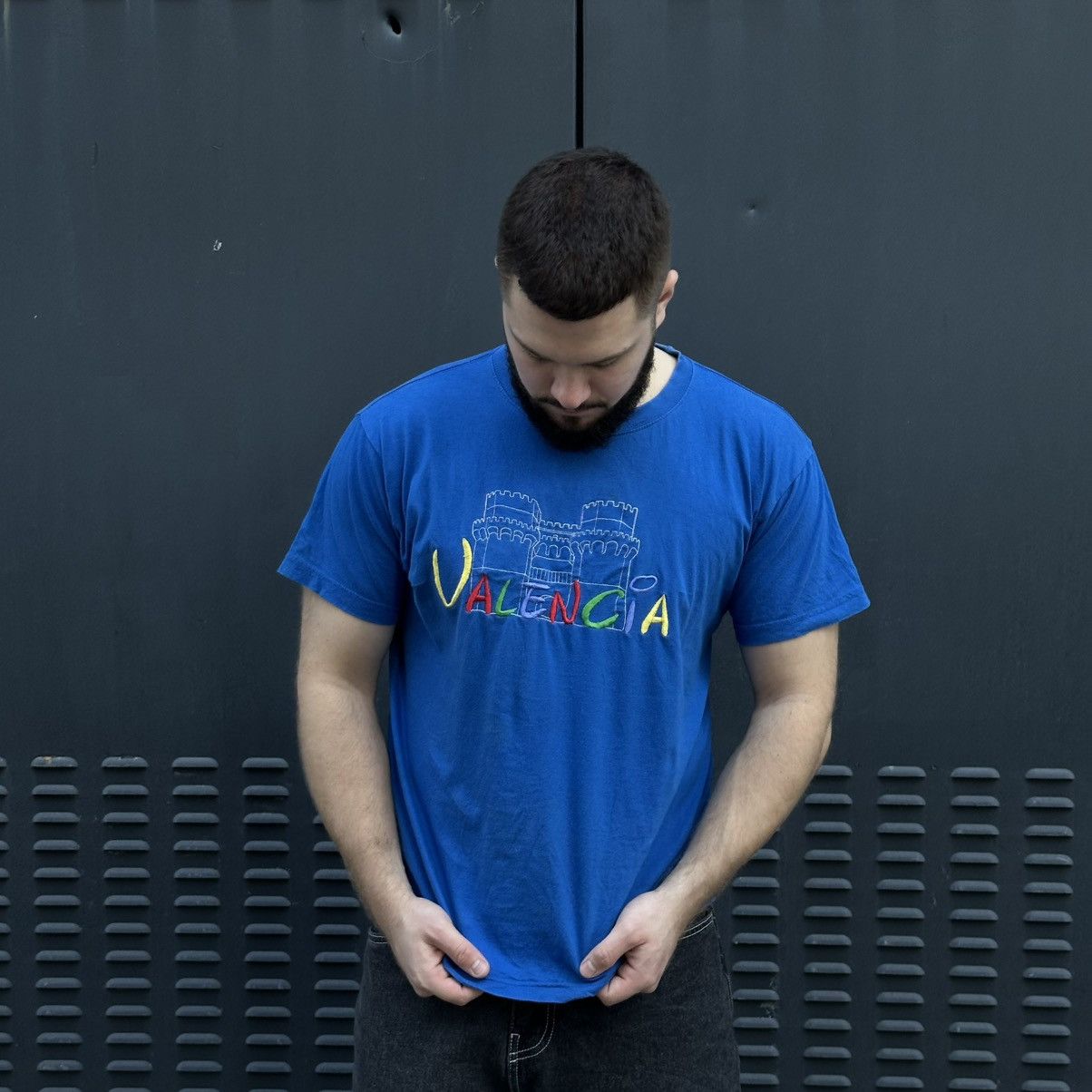 Japanese Brand × Vintage Vintage Japanese Style T-shirts Valencia Big Logo Y2K 00s Size US M / EU 48-50 / 2 - 2 Thumbnail