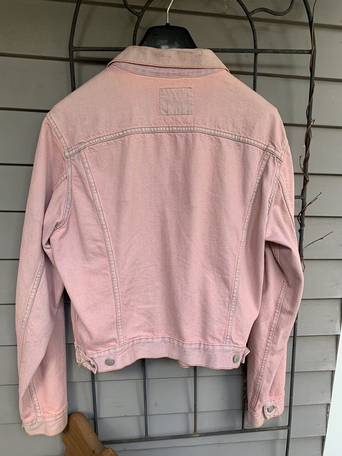 Acne Studios Acne Studios 1998 Pink Denim Jacket Size US M / EU 48-50 / 2 - 2 Thumbnail