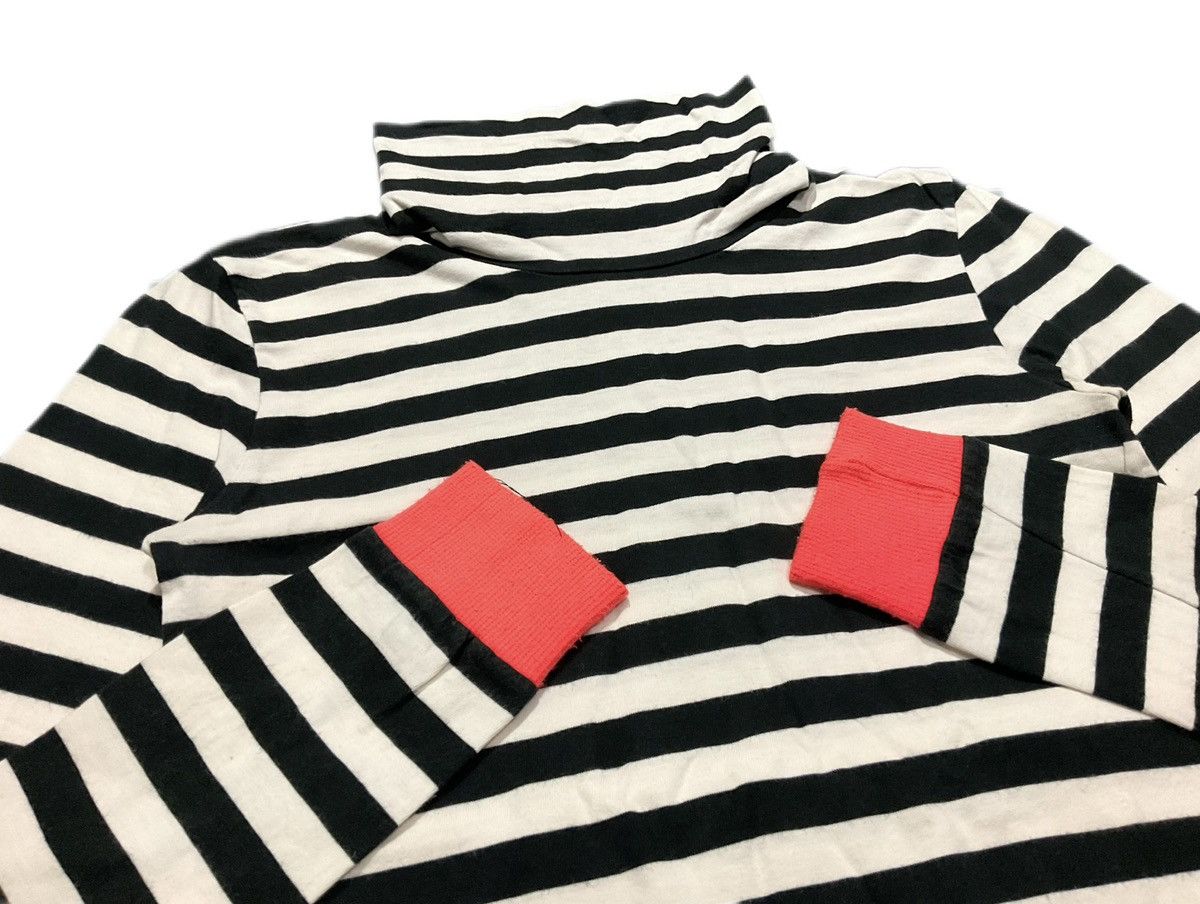 A.P.C. × Hysteric Glamour × If Six Was Nine 🔥Y2K Archived APC Striped Mock Neck Long Sleeve Shirt Size US XS / EU 42 / 0 - 3 Thumbnail