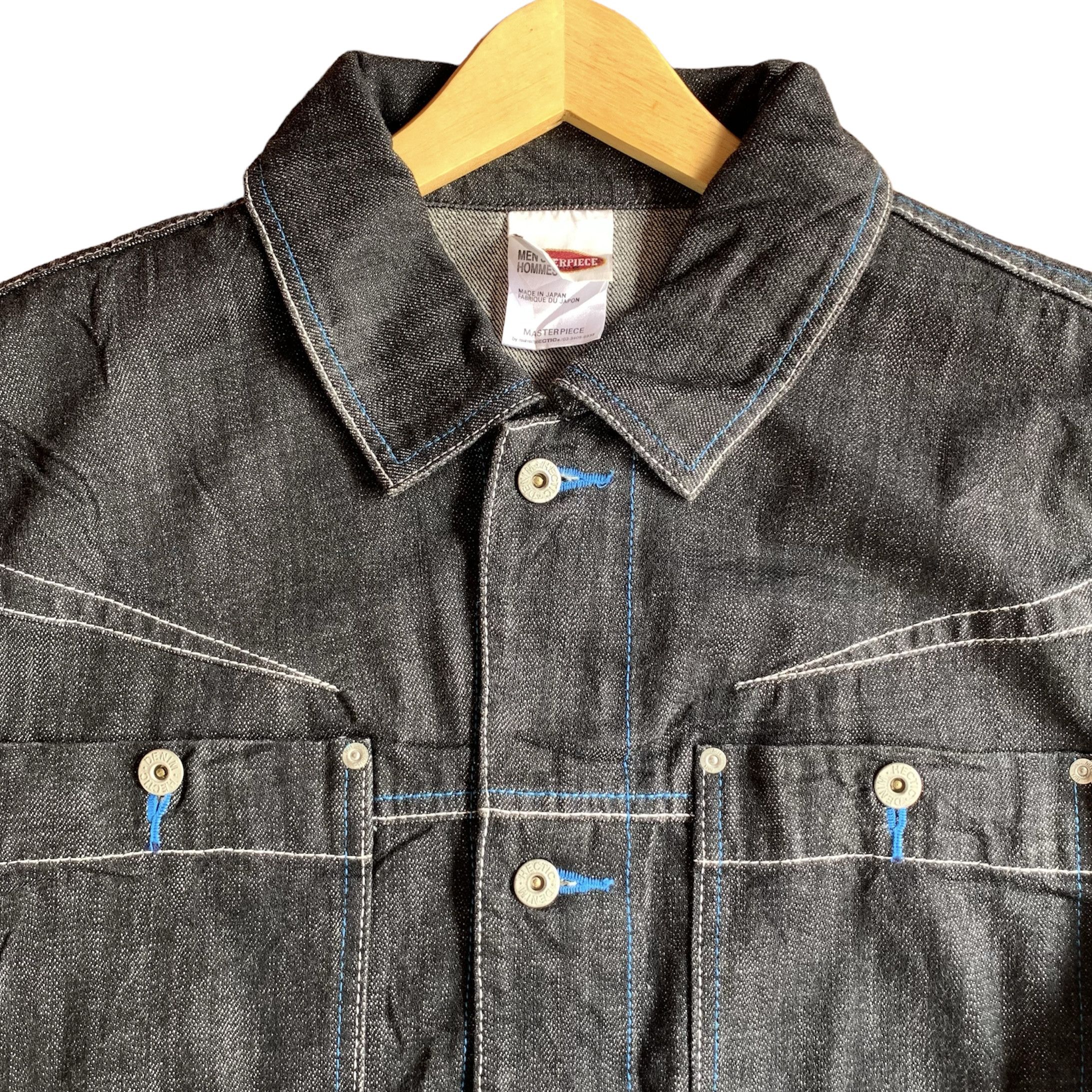 MasterPiece Japanese Brand MASTERPIECE Washed Rusty Denim Jacket Size US L / EU 52-54 / 3 - 3 Thumbnail