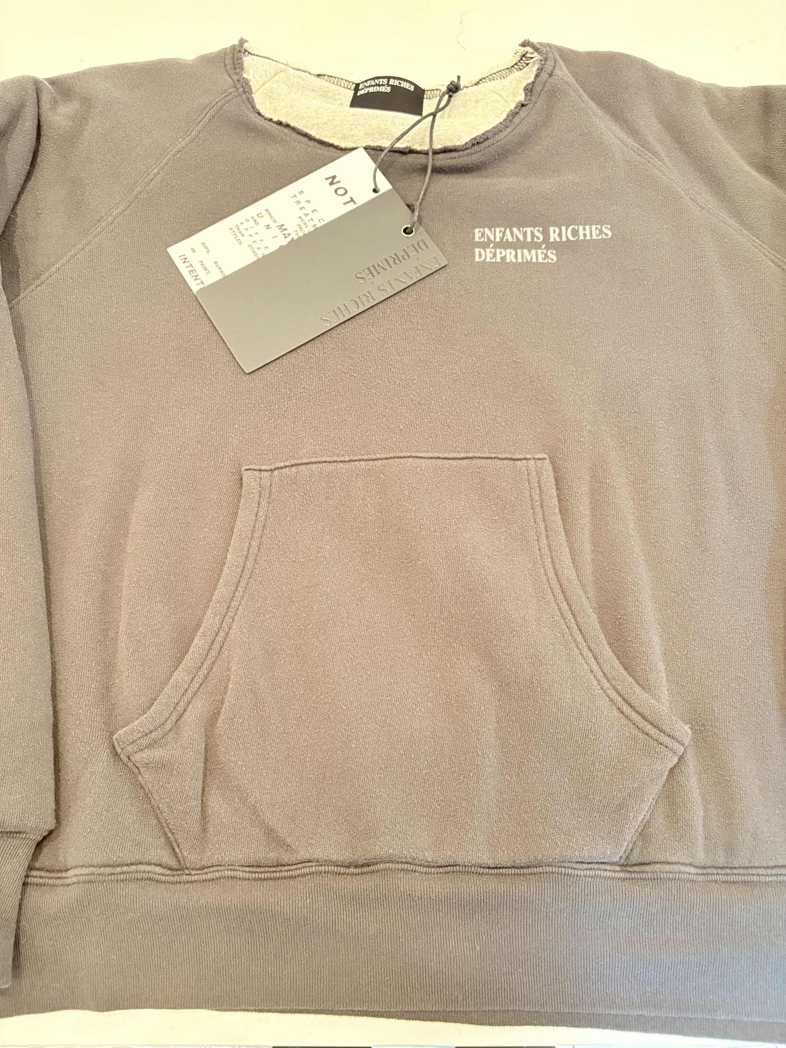 Enfants Riches Deprimes LINED RAGLAN LOGO SWEATSHIRT Size US L / EU 52-54 / 3 - 1 Thumbnail