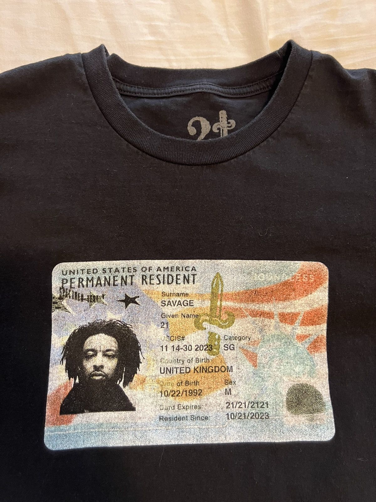 21 Savage × Rap Tees RARE 21 Savage European Tour Shirt Size US M / EU 48-50 / 2 - 4 Thumbnail